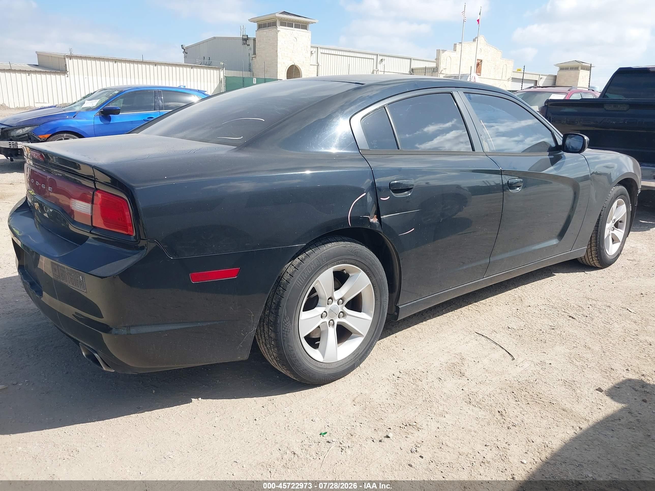 2013 Dodge Charger Se Black vin: 2C3CDXBG0DH622138