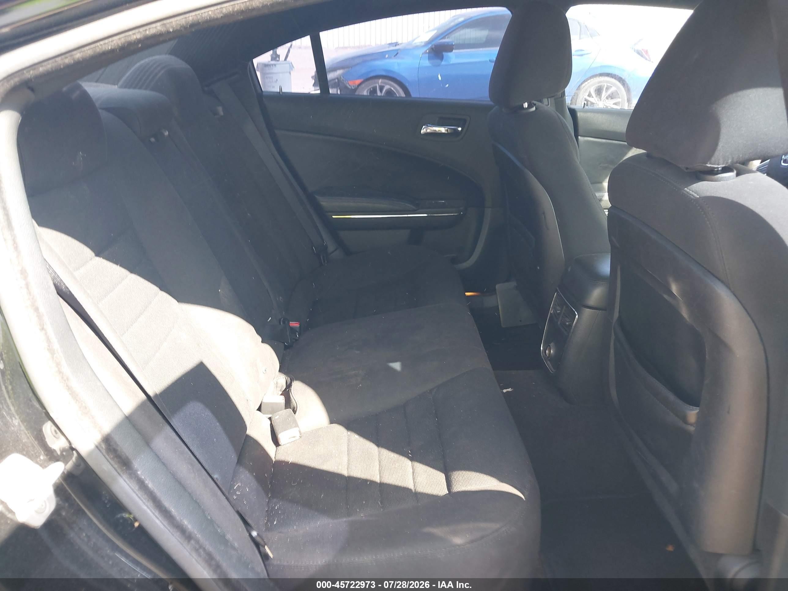 2013 Dodge Charger Se Black vin: 2C3CDXBG0DH622138
