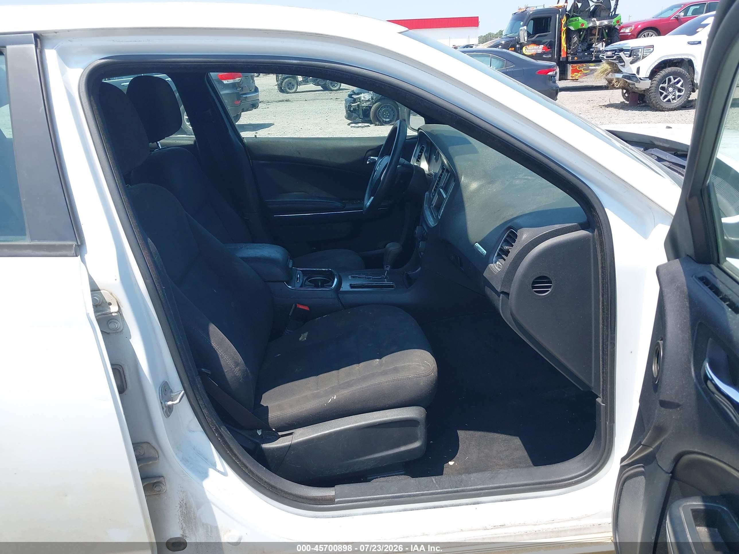 2013 Dodge Charger Se White vin: 2C3CDXBG0DH638243