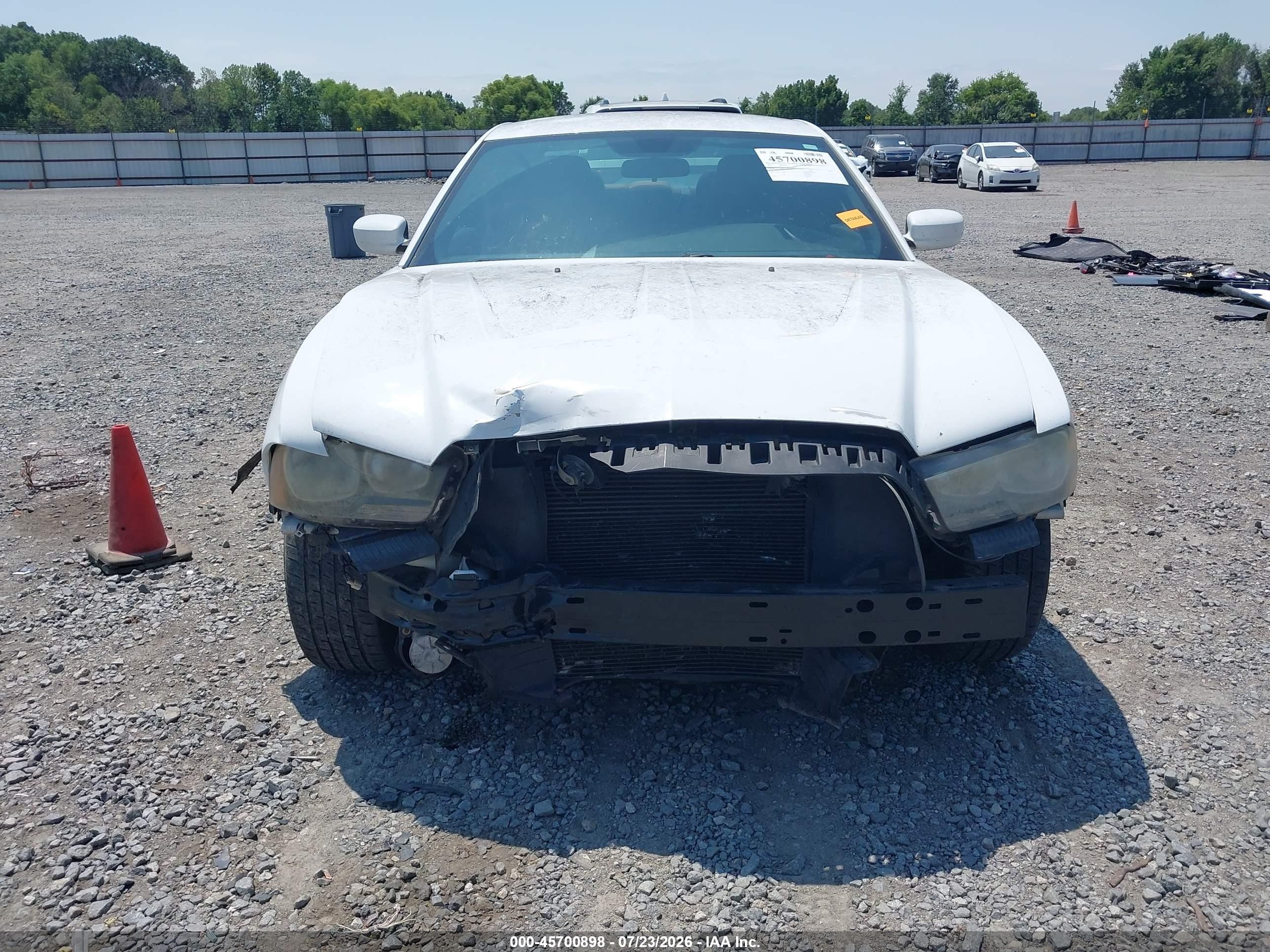 2013 Dodge Charger Se White vin: 2C3CDXBG0DH638243