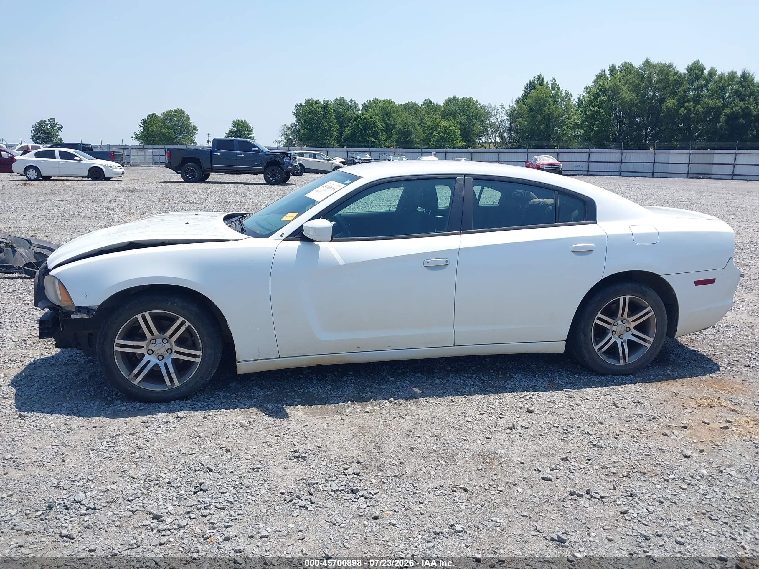 2013 Dodge Charger Se White vin: 2C3CDXBG0DH638243