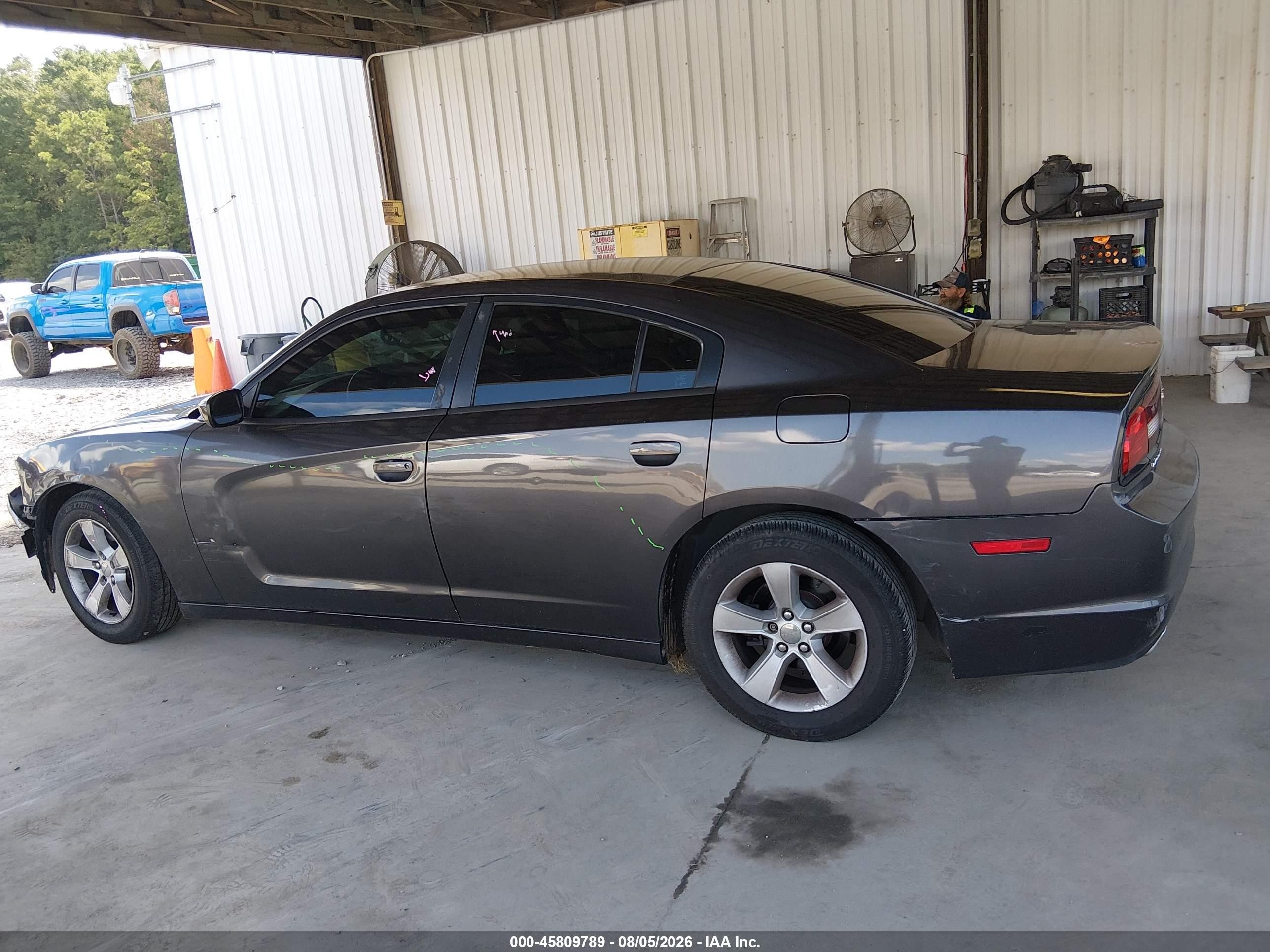 2014 Dodge Charger Se Gray vin: 2C3CDXBG0EH113832