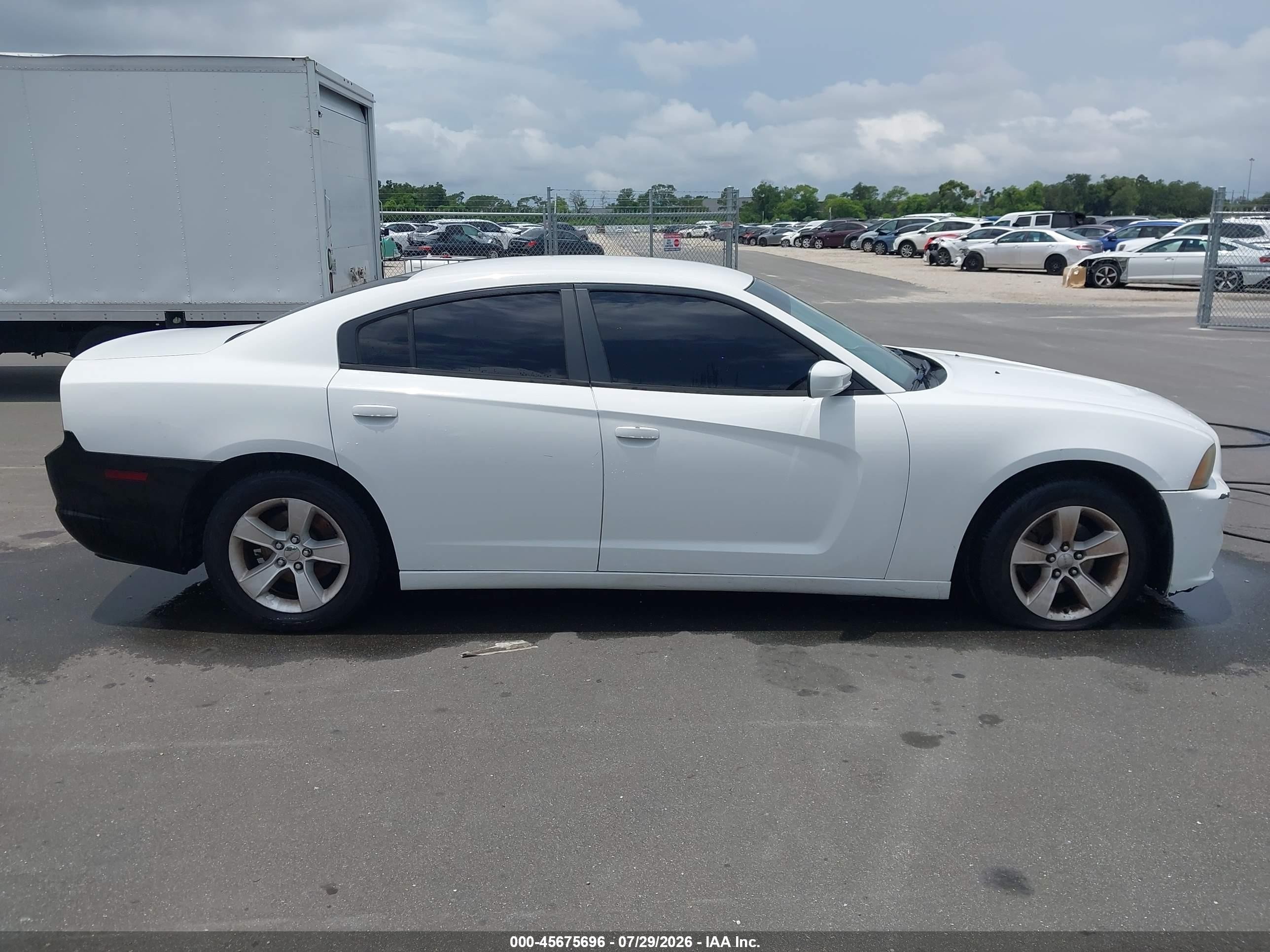 2014 Dodge Charger Se White vin: 2C3CDXBG0EH154719