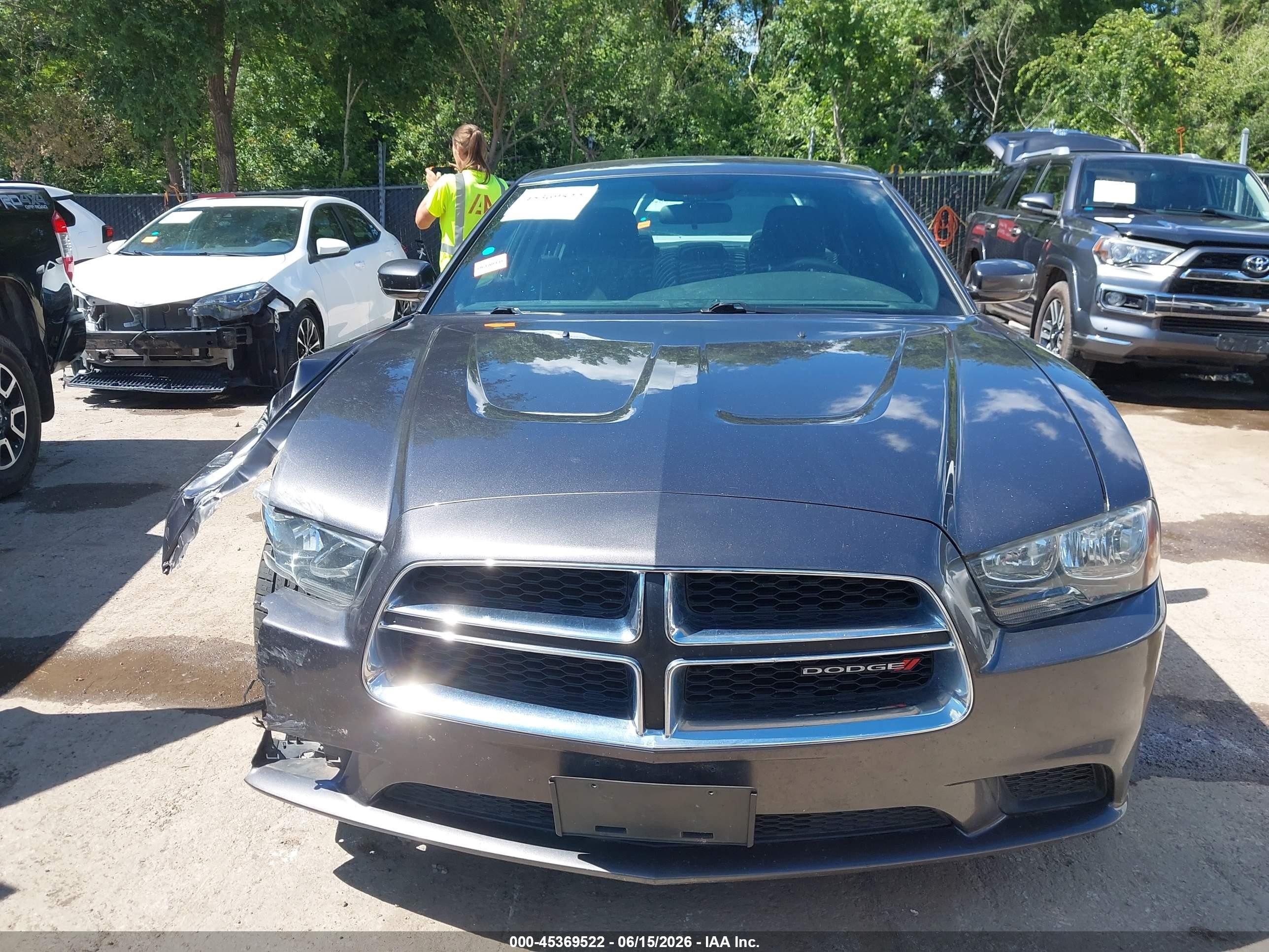 2014 Dodge Charger Se Gray vin: 2C3CDXBG0EH173996