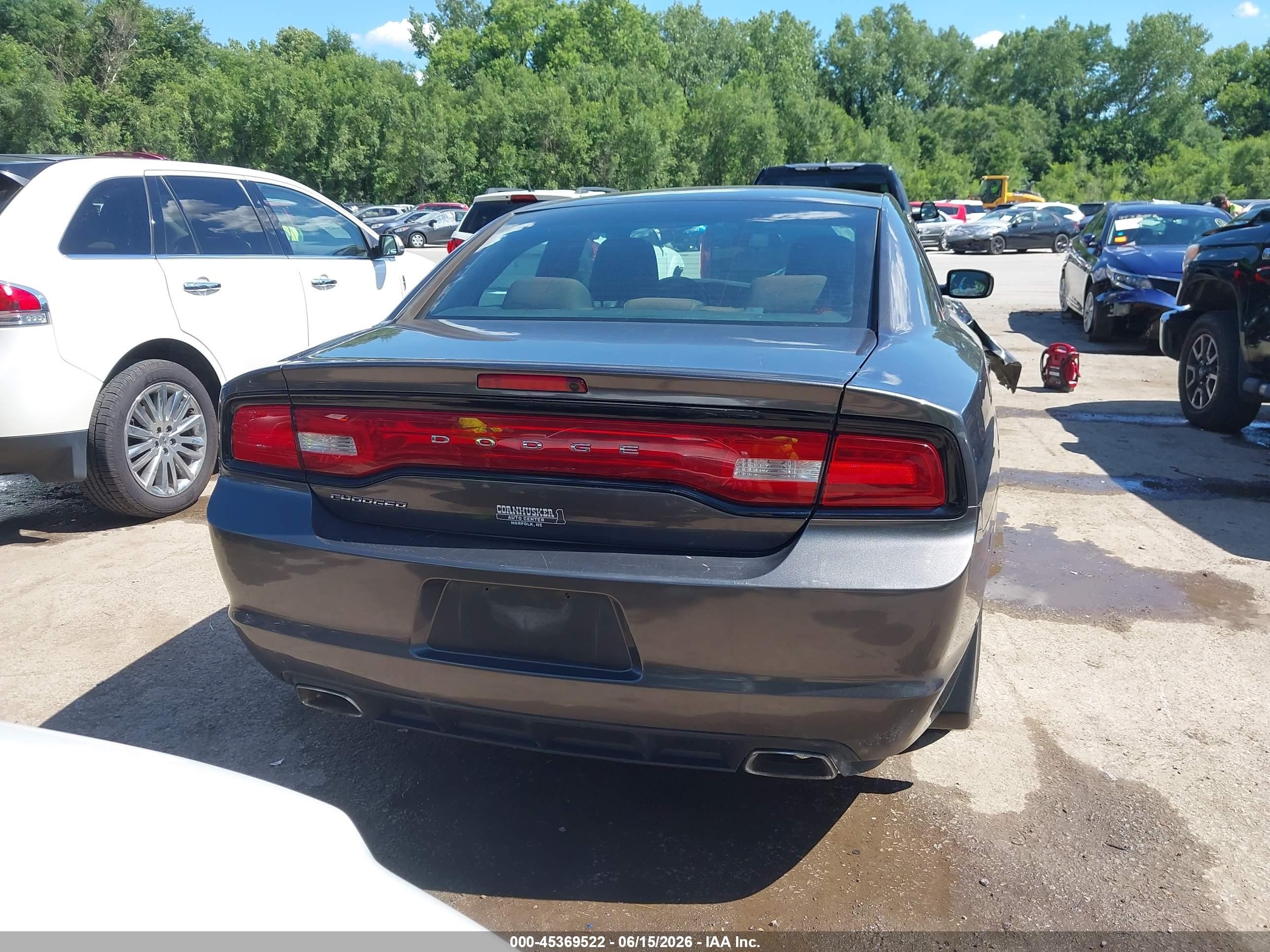 2014 Dodge Charger Se Gray vin: 2C3CDXBG0EH173996