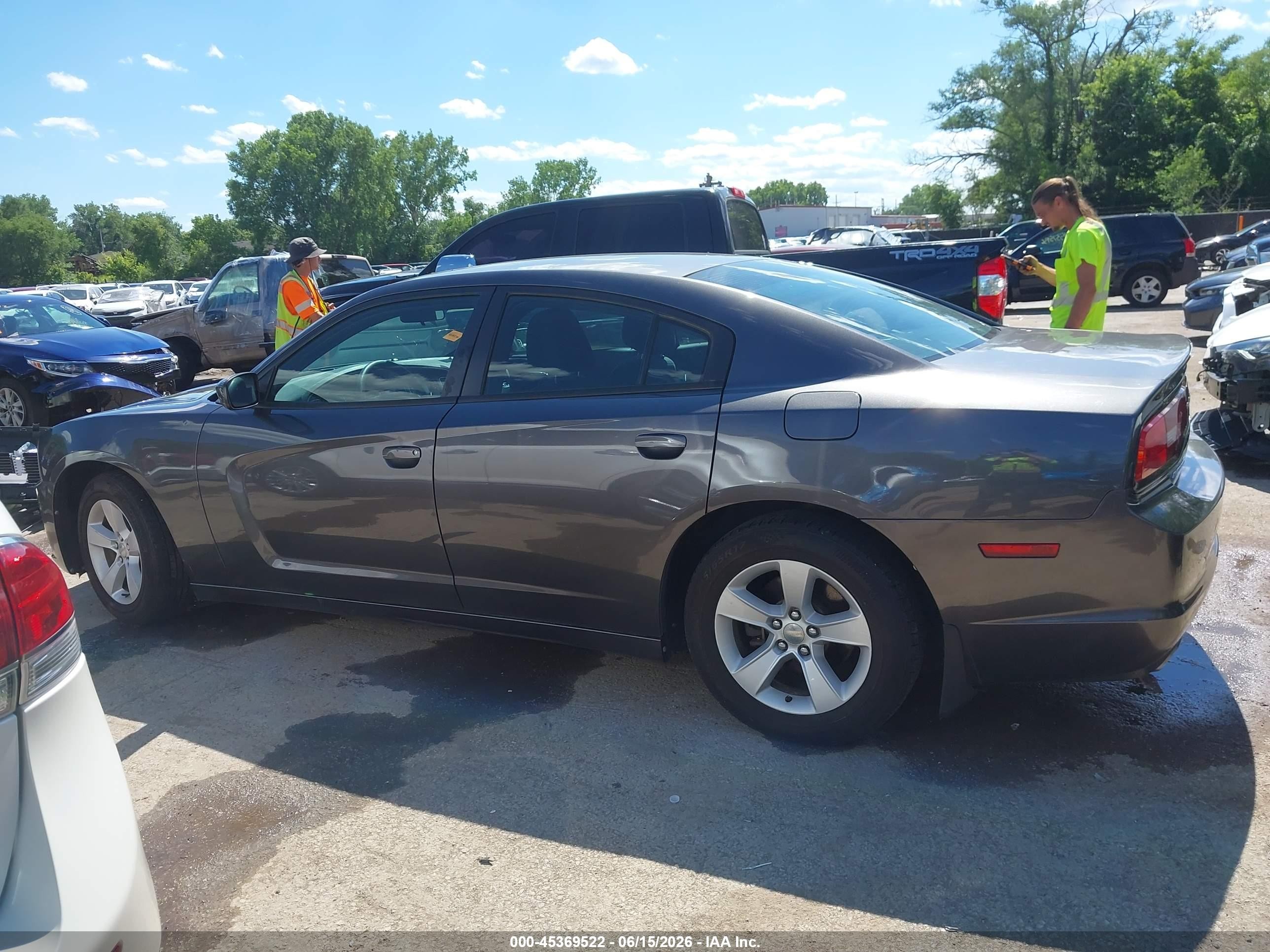 2014 Dodge Charger Se Gray vin: 2C3CDXBG0EH173996
