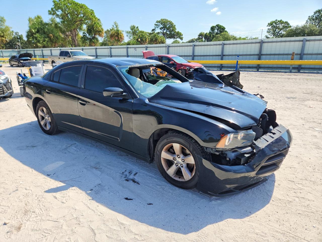 2014 Dodge Charger Se Black vin: 2C3CDXBG0EH174405
