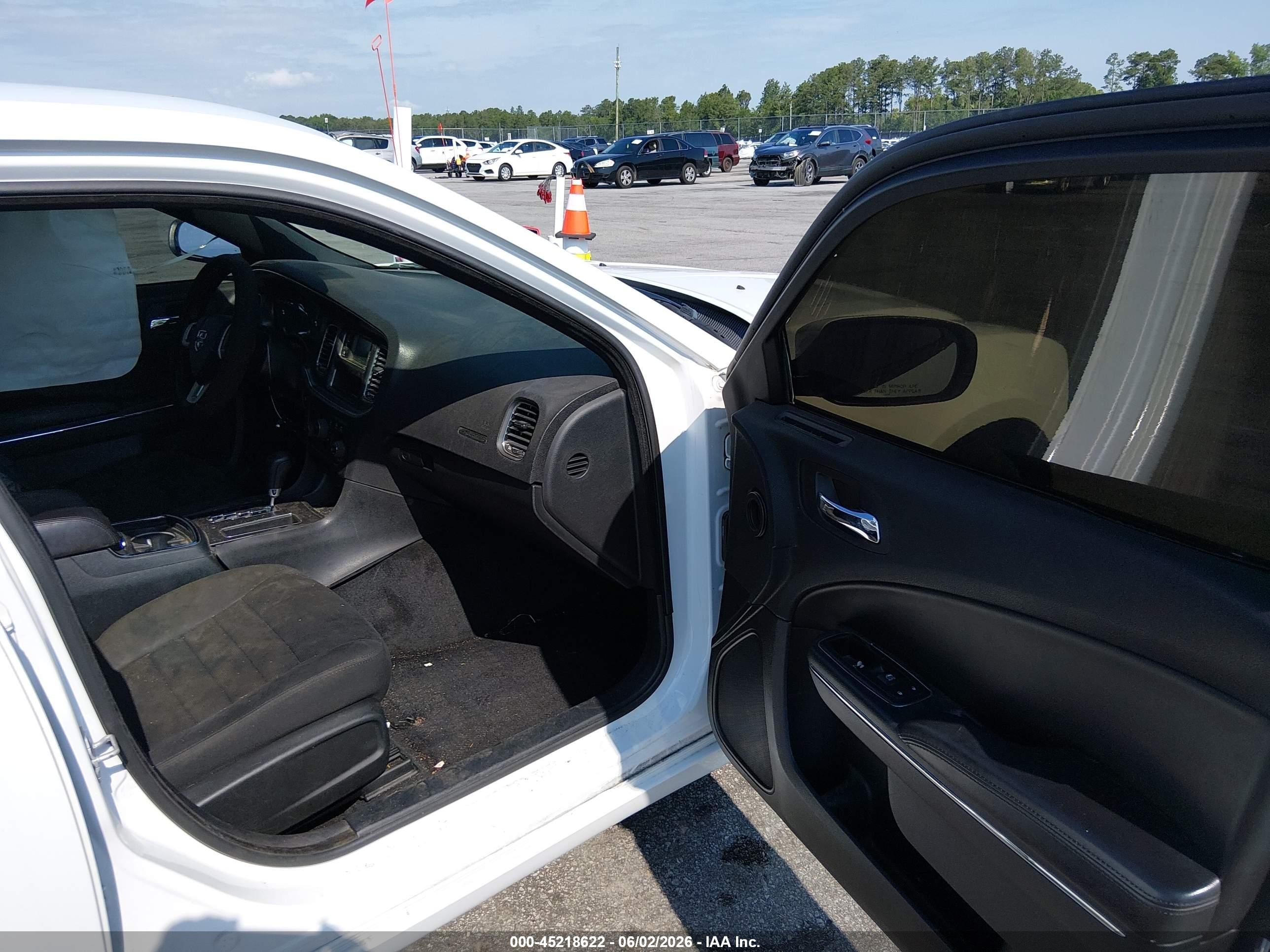 2014 Dodge Charger Se White vin: 2C3CDXBG0EH188126