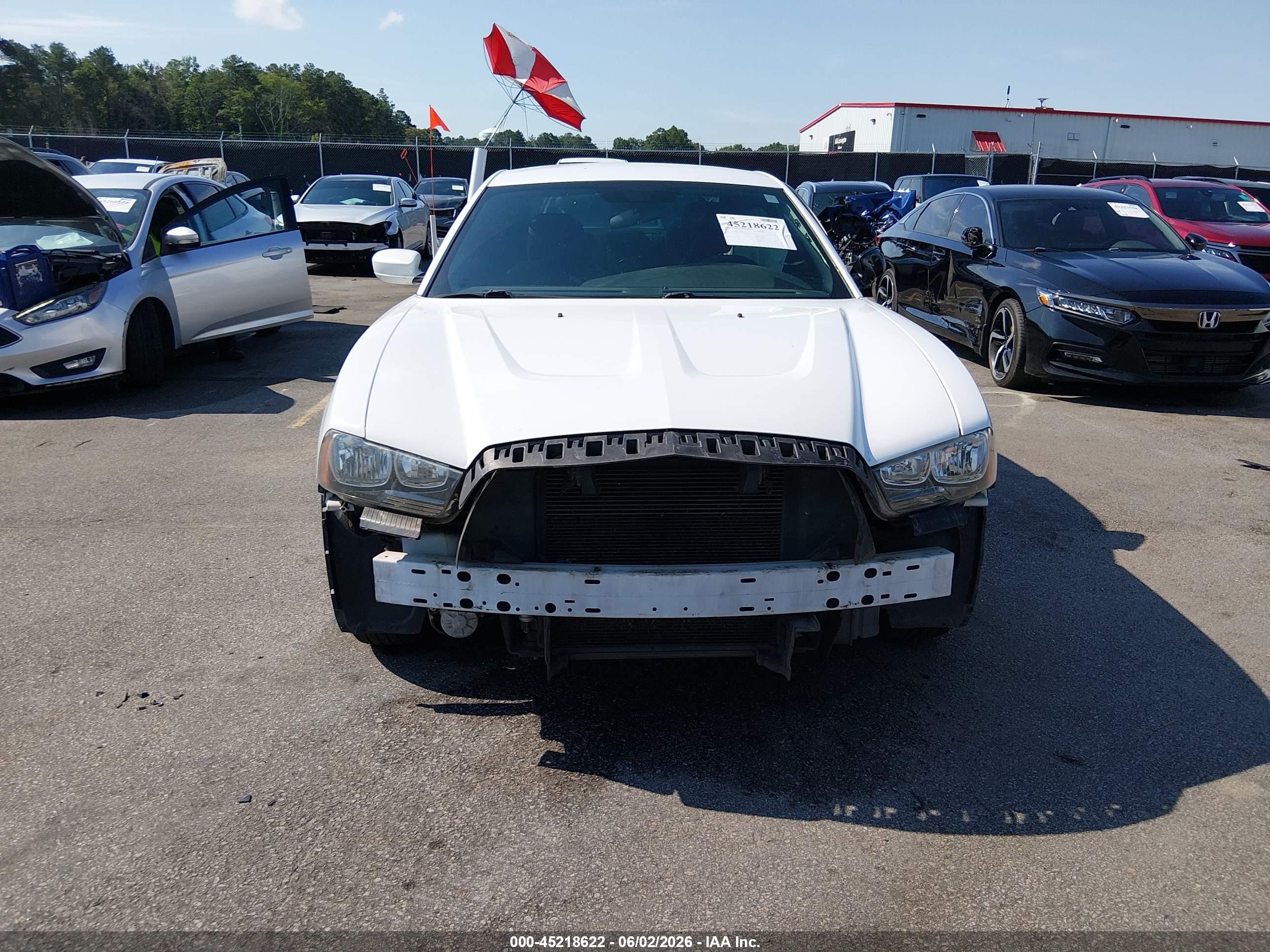 2014 Dodge Charger Se White vin: 2C3CDXBG0EH188126