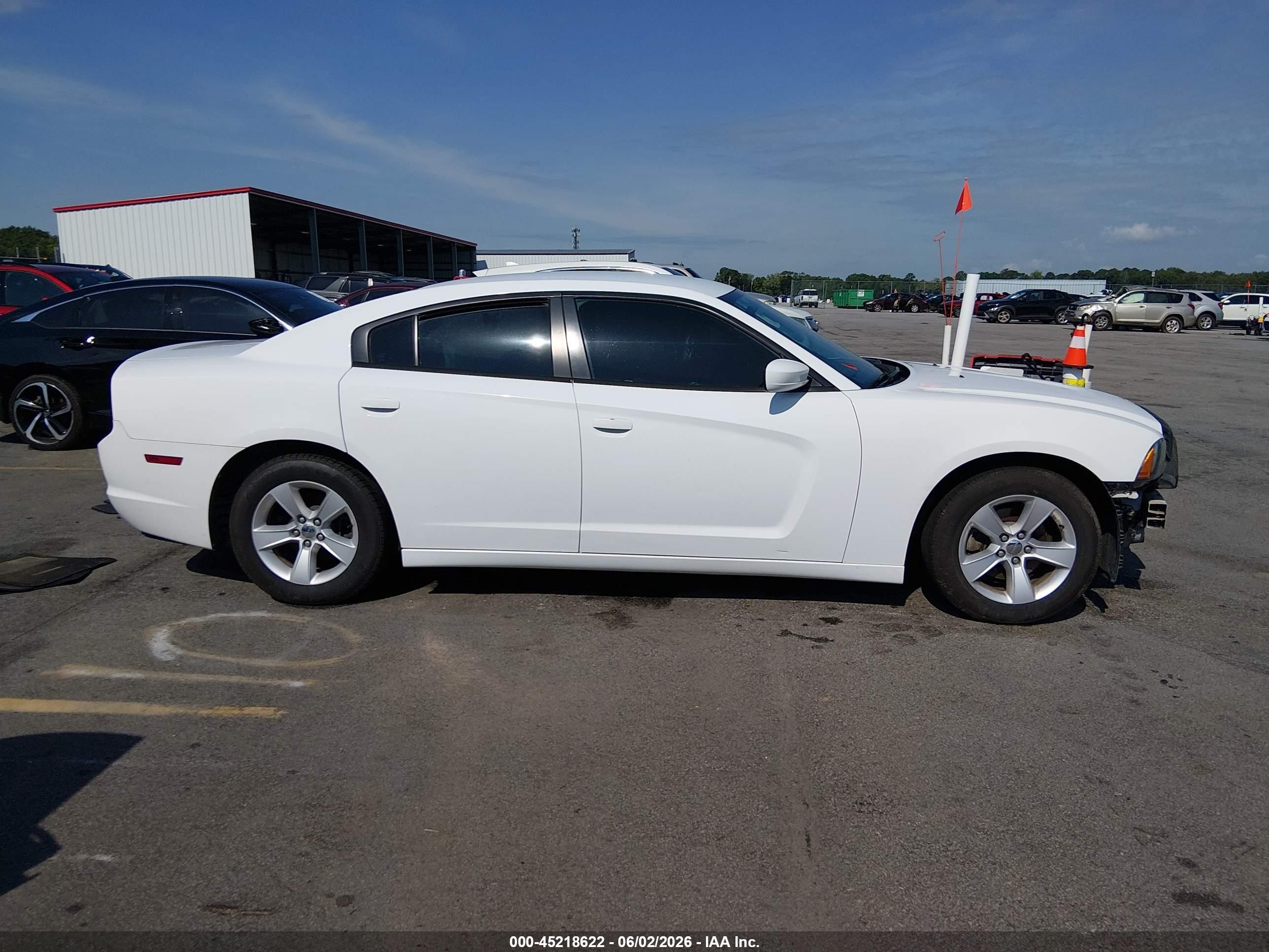 2014 Dodge Charger Se White vin: 2C3CDXBG0EH188126