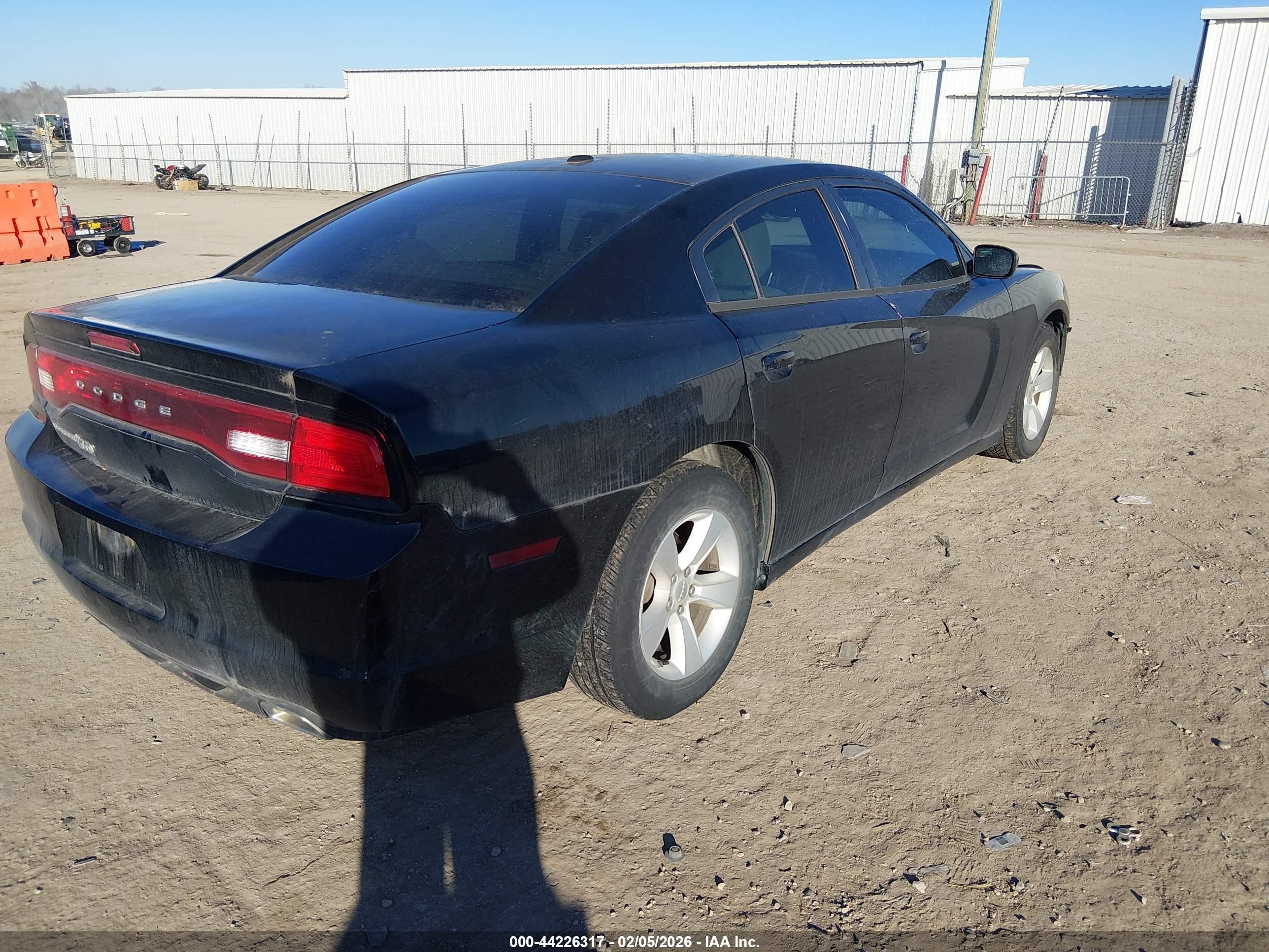 2014 Dodge Charger Se Black vin: 2C3CDXBG0EH213431