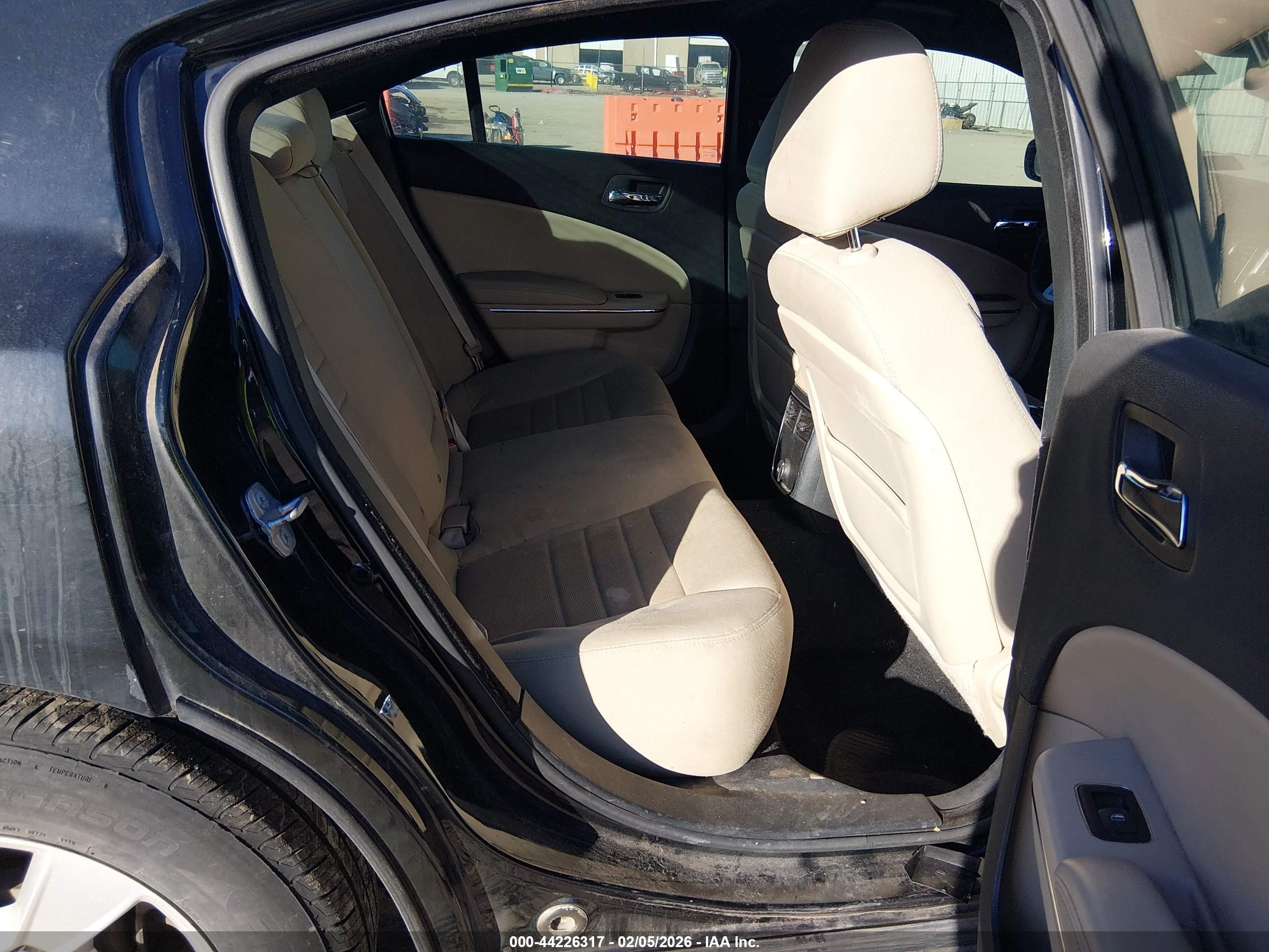 2014 Dodge Charger Se Black vin: 2C3CDXBG0EH213431