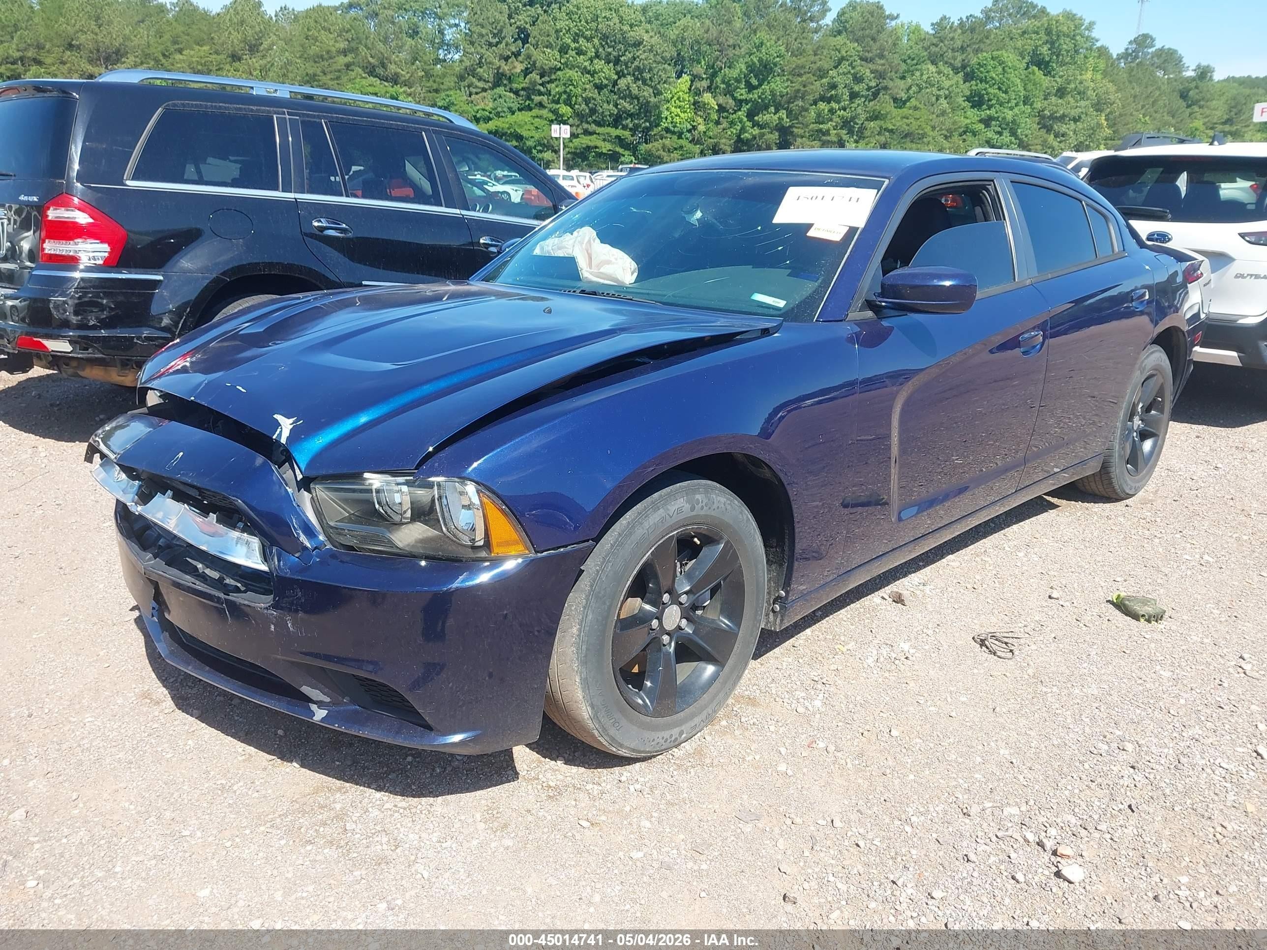 2014 Dodge Charger Se Синий vin: 2C3CDXBG0EH248423