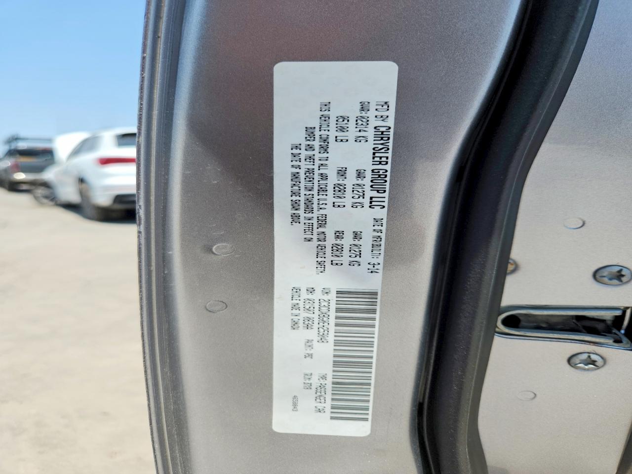 2014 Dodge Charger Se Silver vin: 2C3CDXBG0EH259048