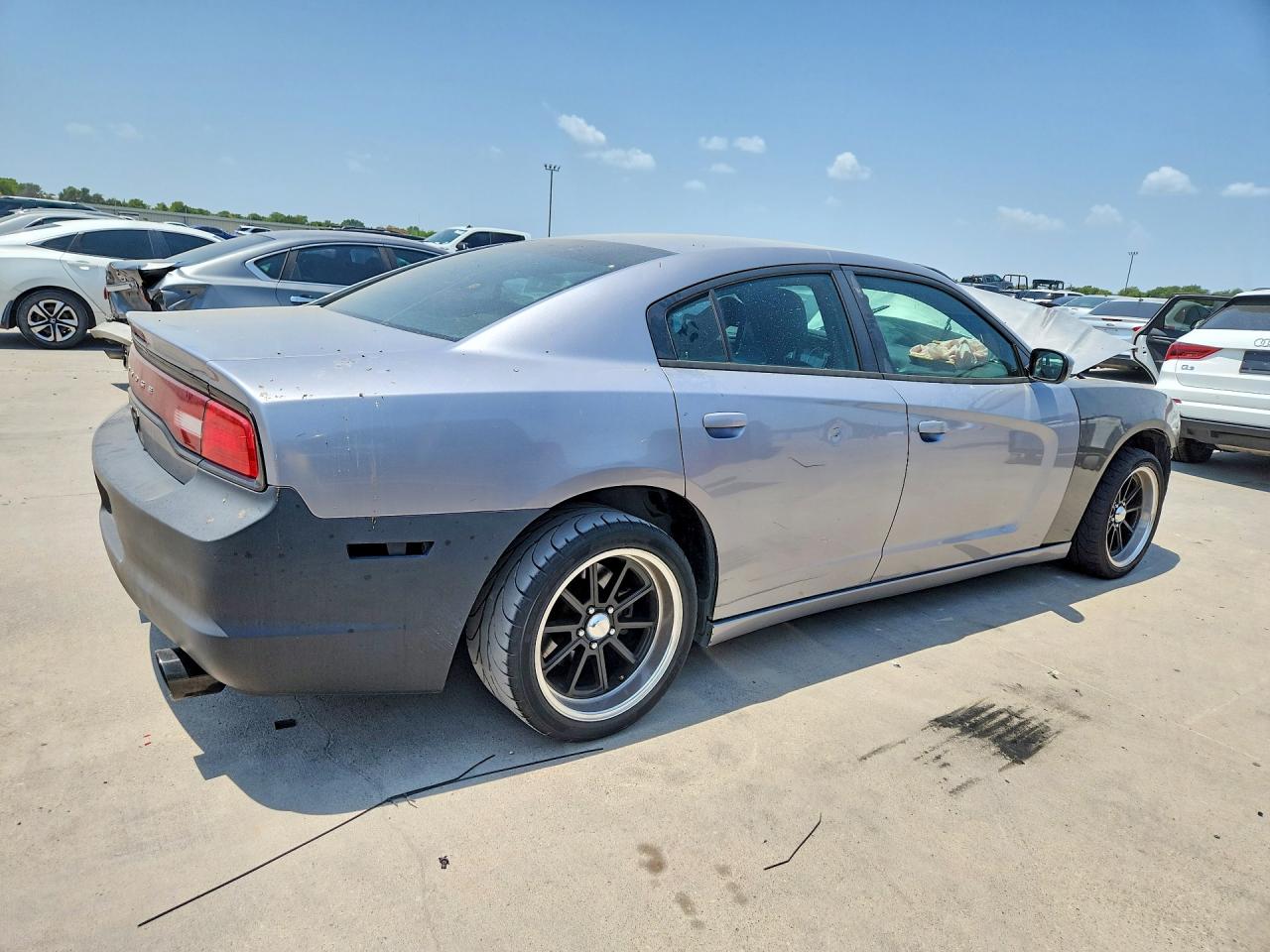 2014 Dodge Charger Se Silver vin: 2C3CDXBG0EH259048