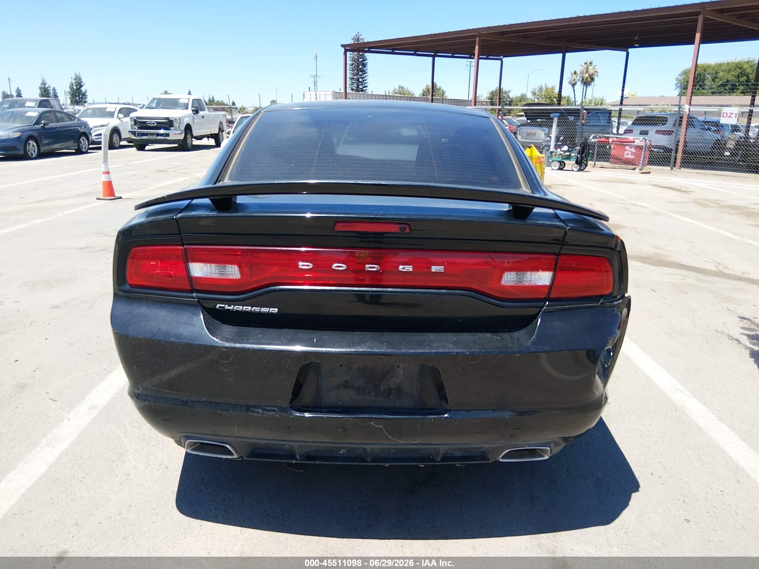 2014 Dodge Charger Se Black vin: 2C3CDXBG0EH326442