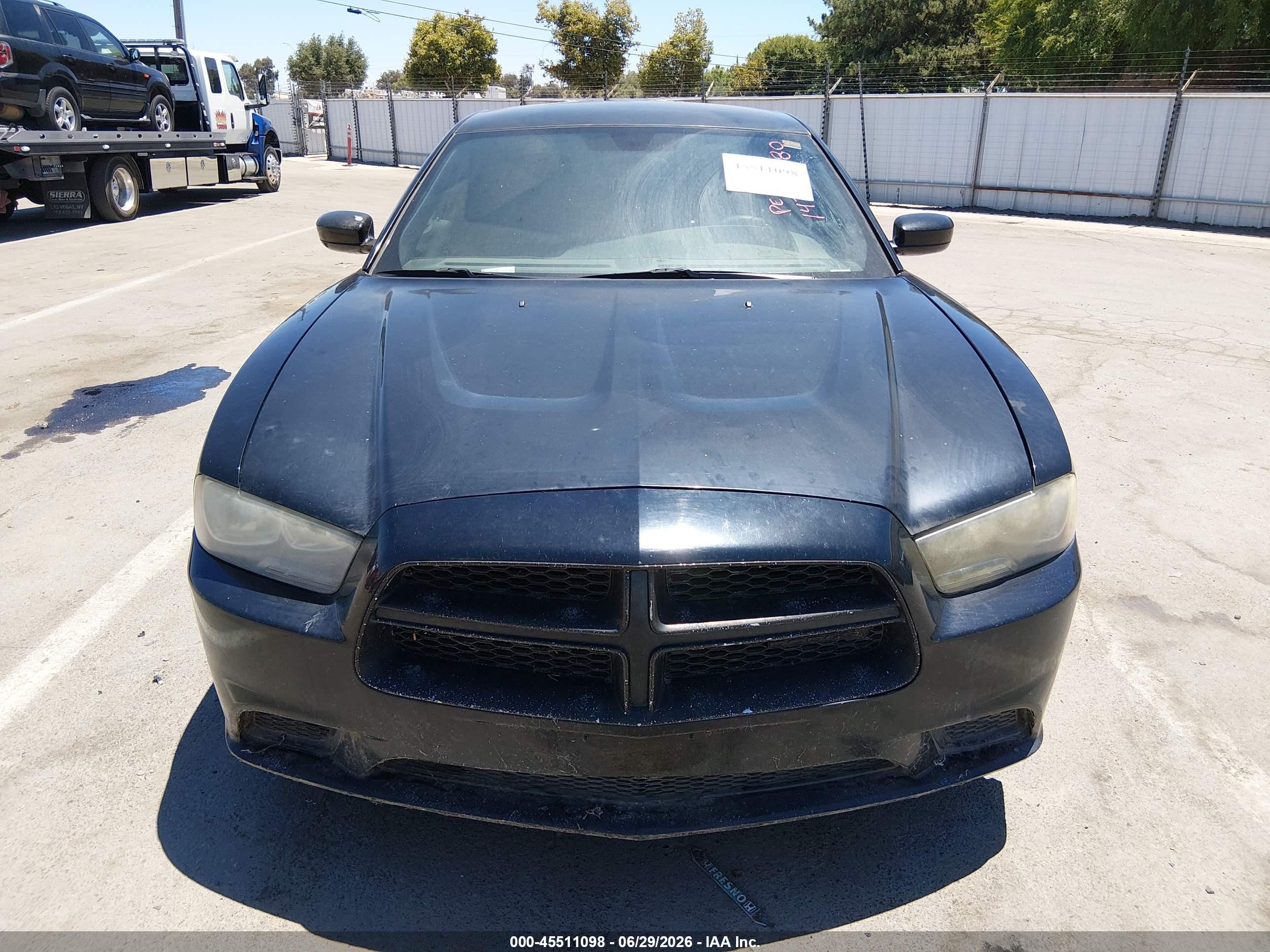 2014 Dodge Charger Se Black vin: 2C3CDXBG0EH326442