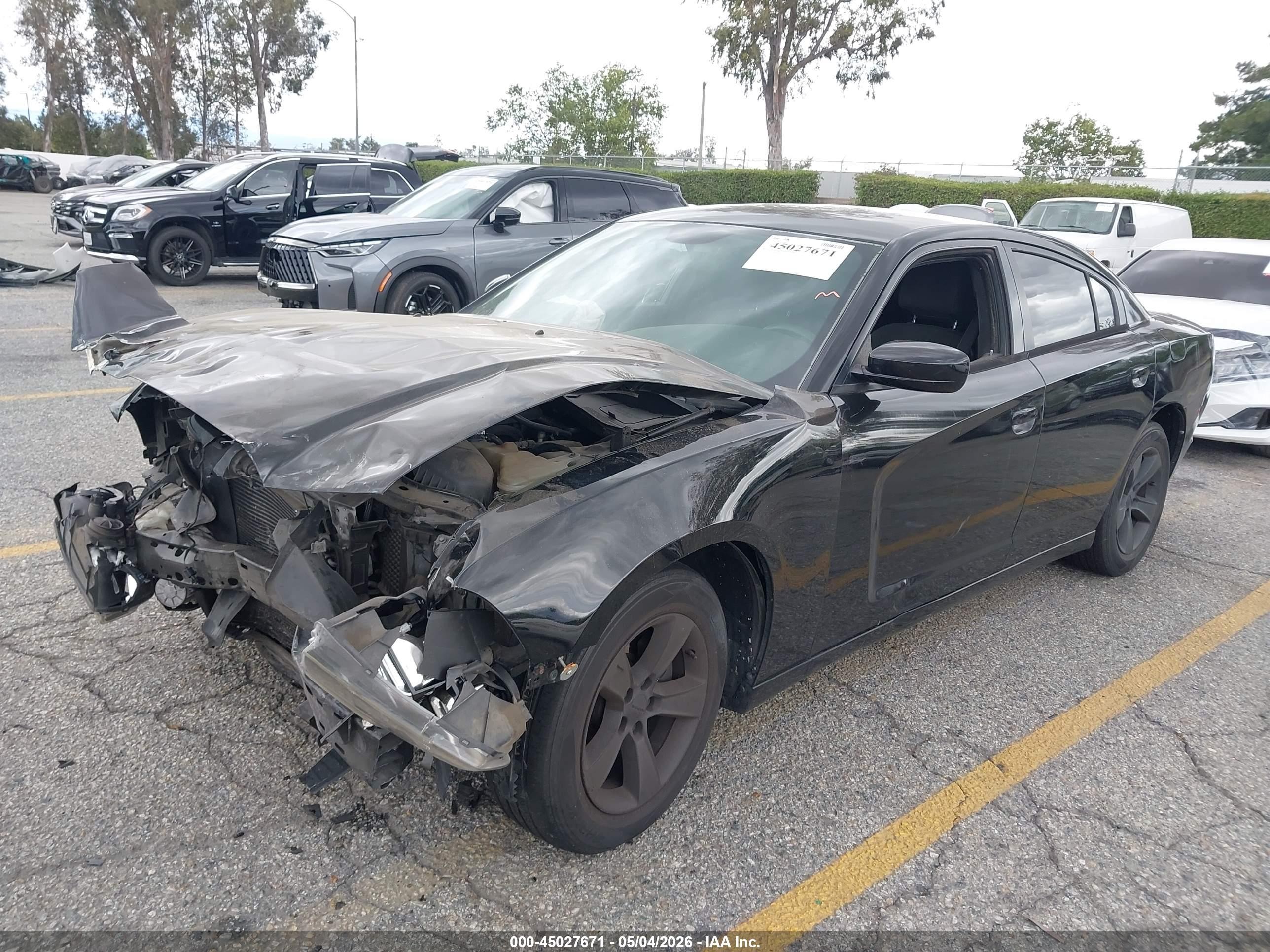 2014 Dodge Charger Se Black vin: 2C3CDXBG0EH346321