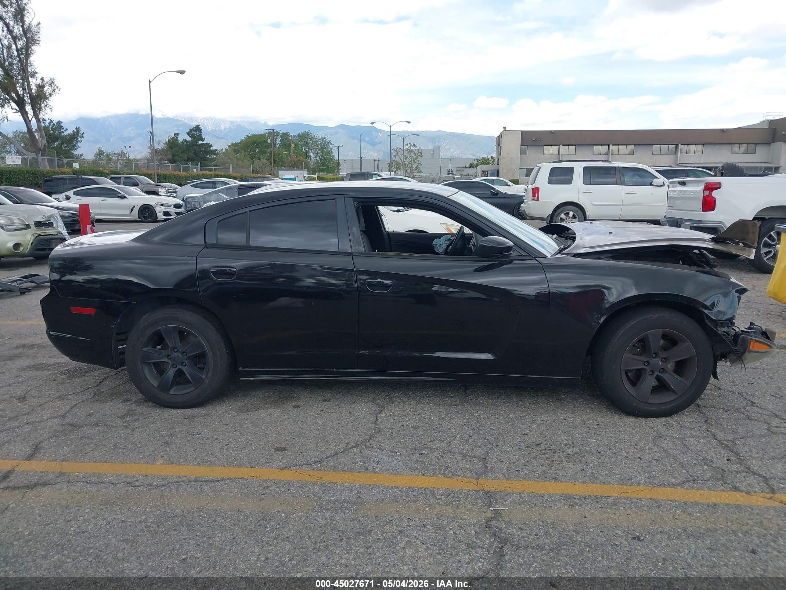 2014 Dodge Charger Se Black vin: 2C3CDXBG0EH346321