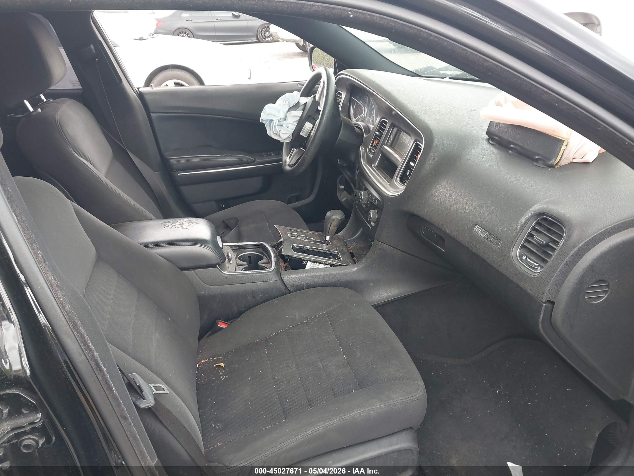 2014 Dodge Charger Se Black vin: 2C3CDXBG0EH346321