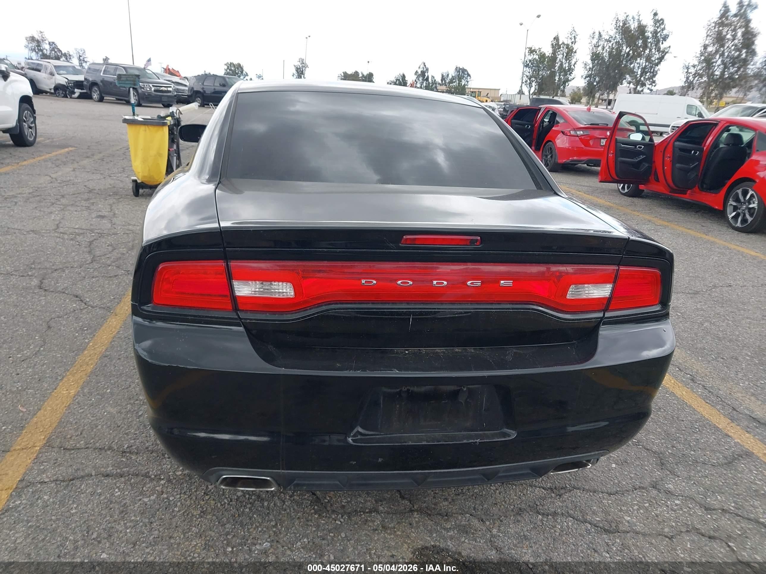 2014 Dodge Charger Se Black vin: 2C3CDXBG0EH346321