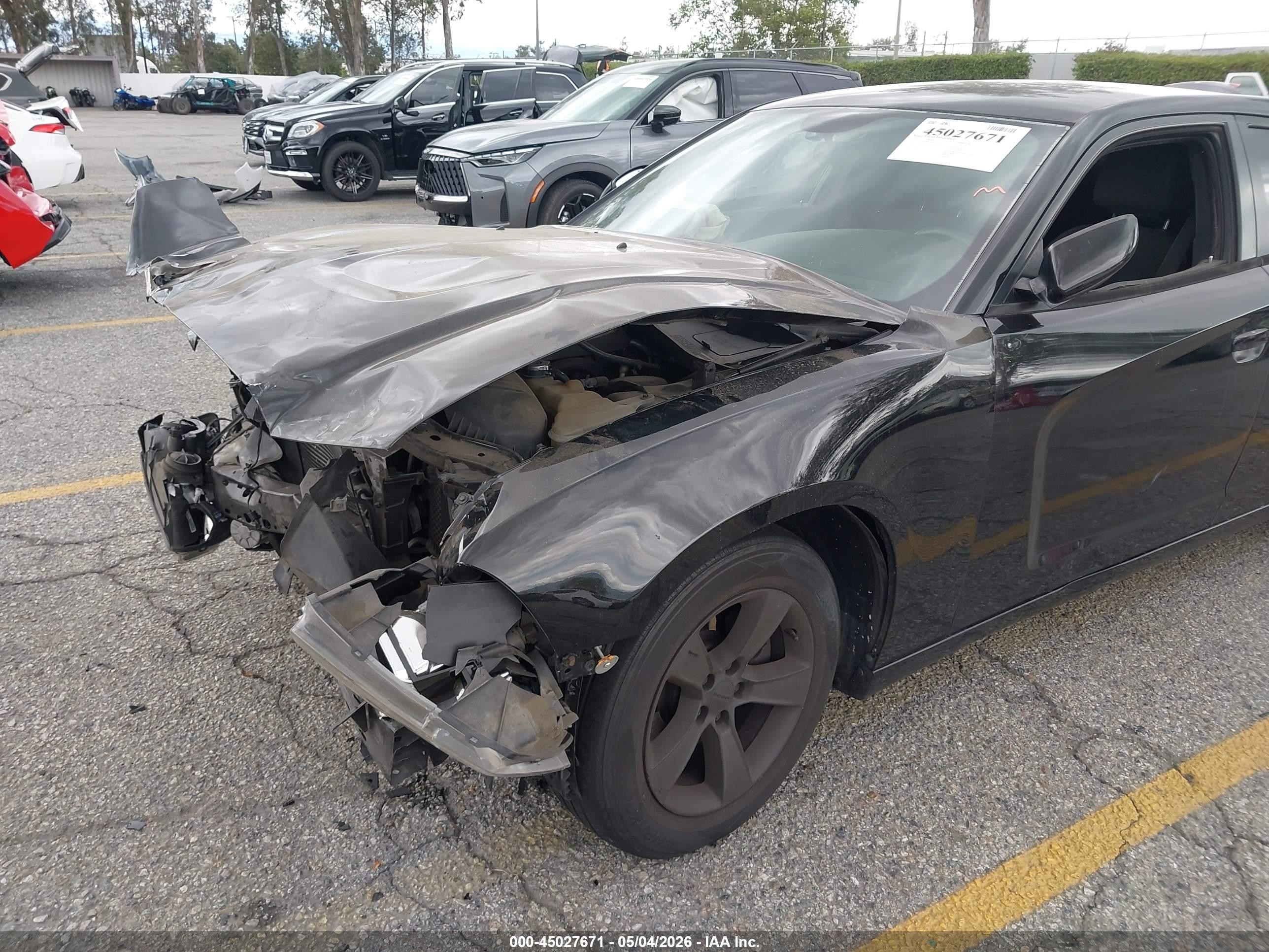 2014 Dodge Charger Se Black vin: 2C3CDXBG0EH346321