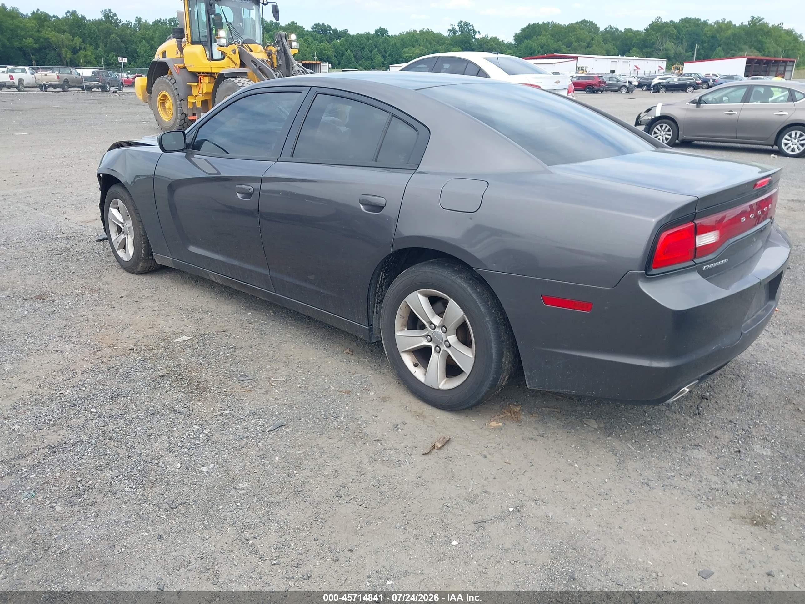 2014 Dodge Charger Se Gray vin: 2C3CDXBG0EH357531