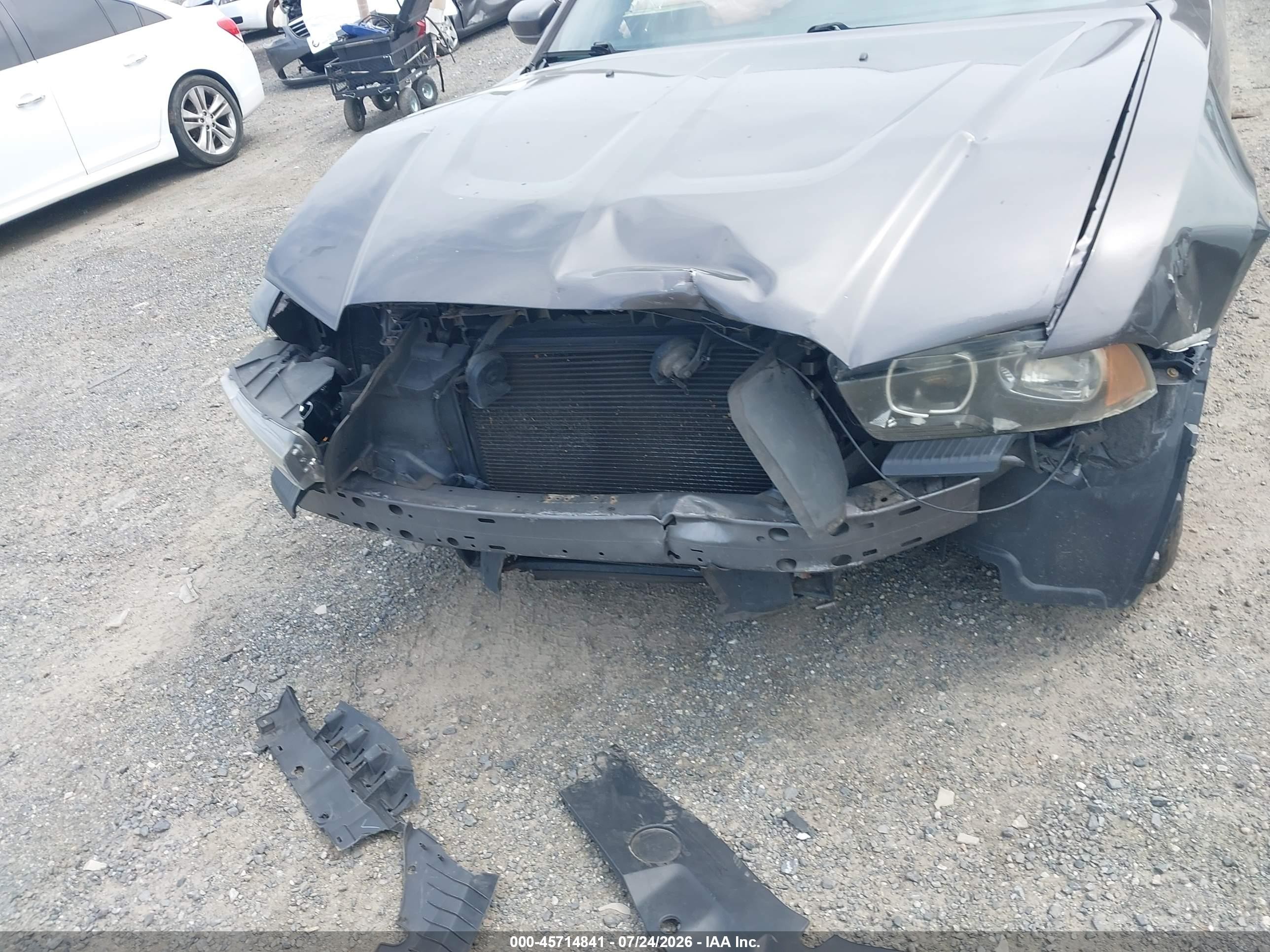 2014 Dodge Charger Se Gray vin: 2C3CDXBG0EH357531