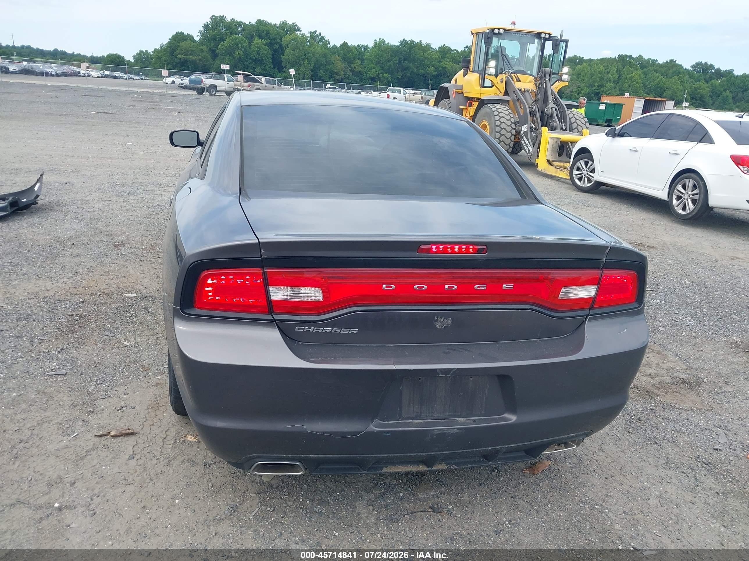 2014 Dodge Charger Se Gray vin: 2C3CDXBG0EH357531