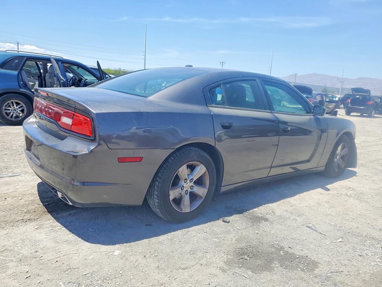 2014 Dodge Charger Se Gray vin: 2C3CDXBG0EH363488