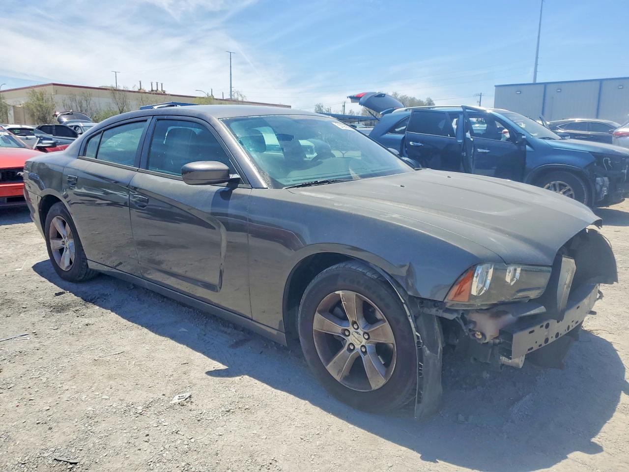 2014 Dodge Charger Se Gray vin: 2C3CDXBG0EH363488
