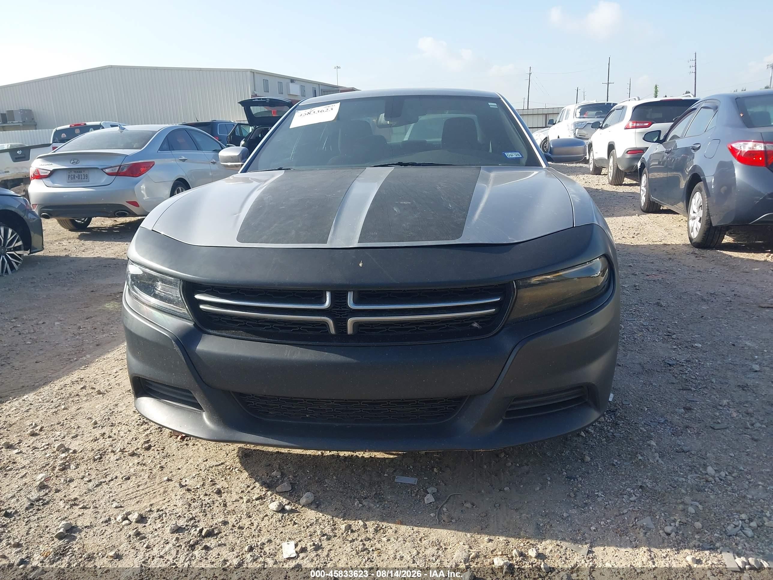 2015 Dodge Charger Se Gray vin: 2C3CDXBG0FH724767