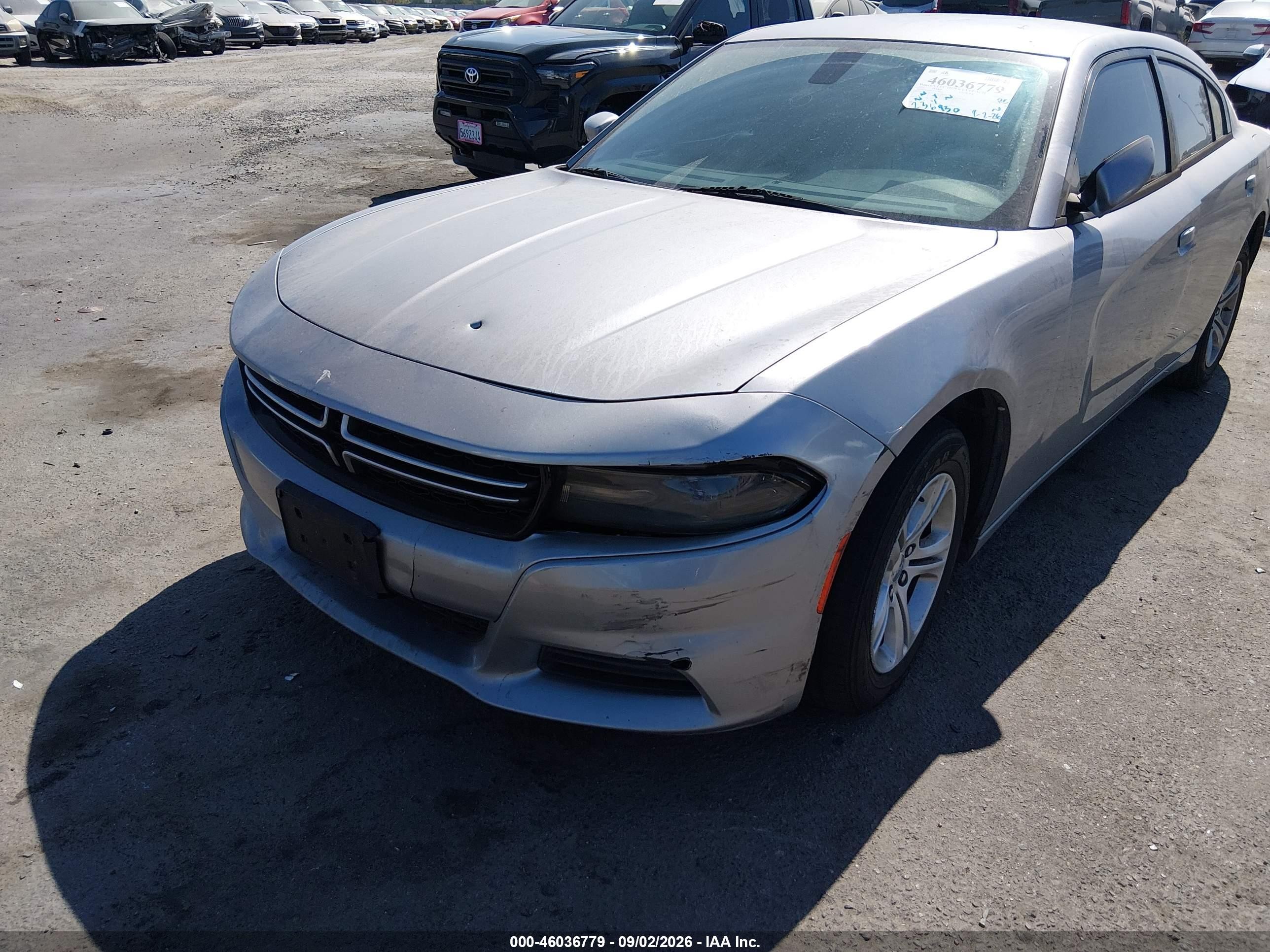 2015 Dodge Charger Se Silver vin: 2C3CDXBG0FH748275