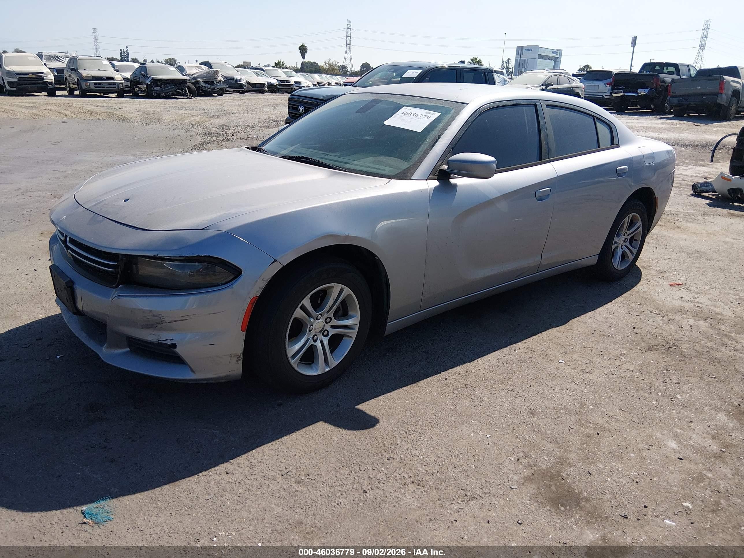 2015 Dodge Charger Se Silver vin: 2C3CDXBG0FH748275