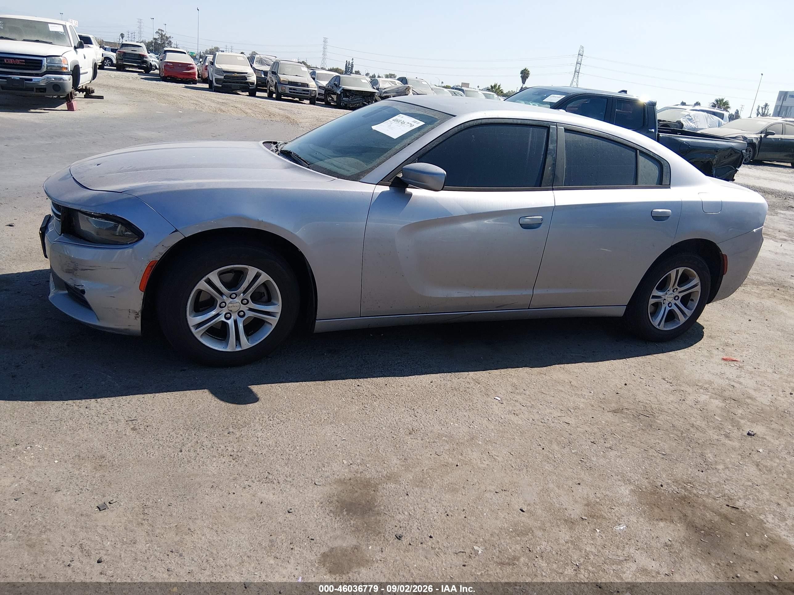 2015 Dodge Charger Se Silver vin: 2C3CDXBG0FH748275