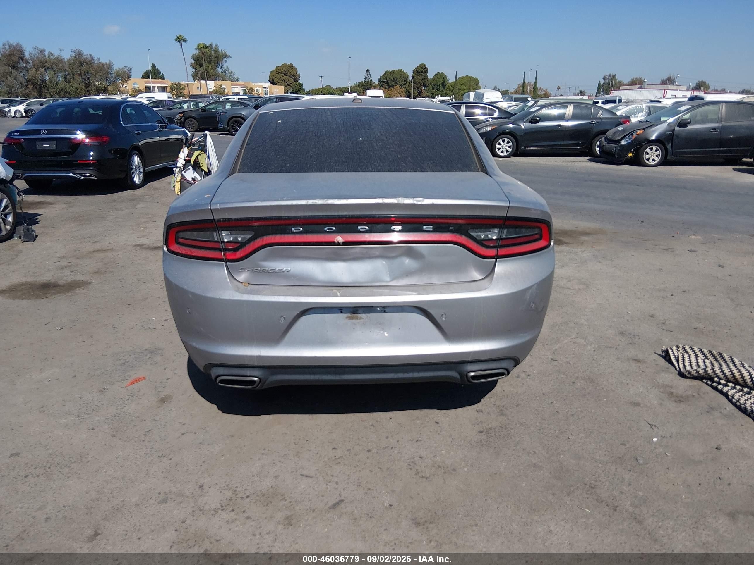 2015 Dodge Charger Se Silver vin: 2C3CDXBG0FH748275