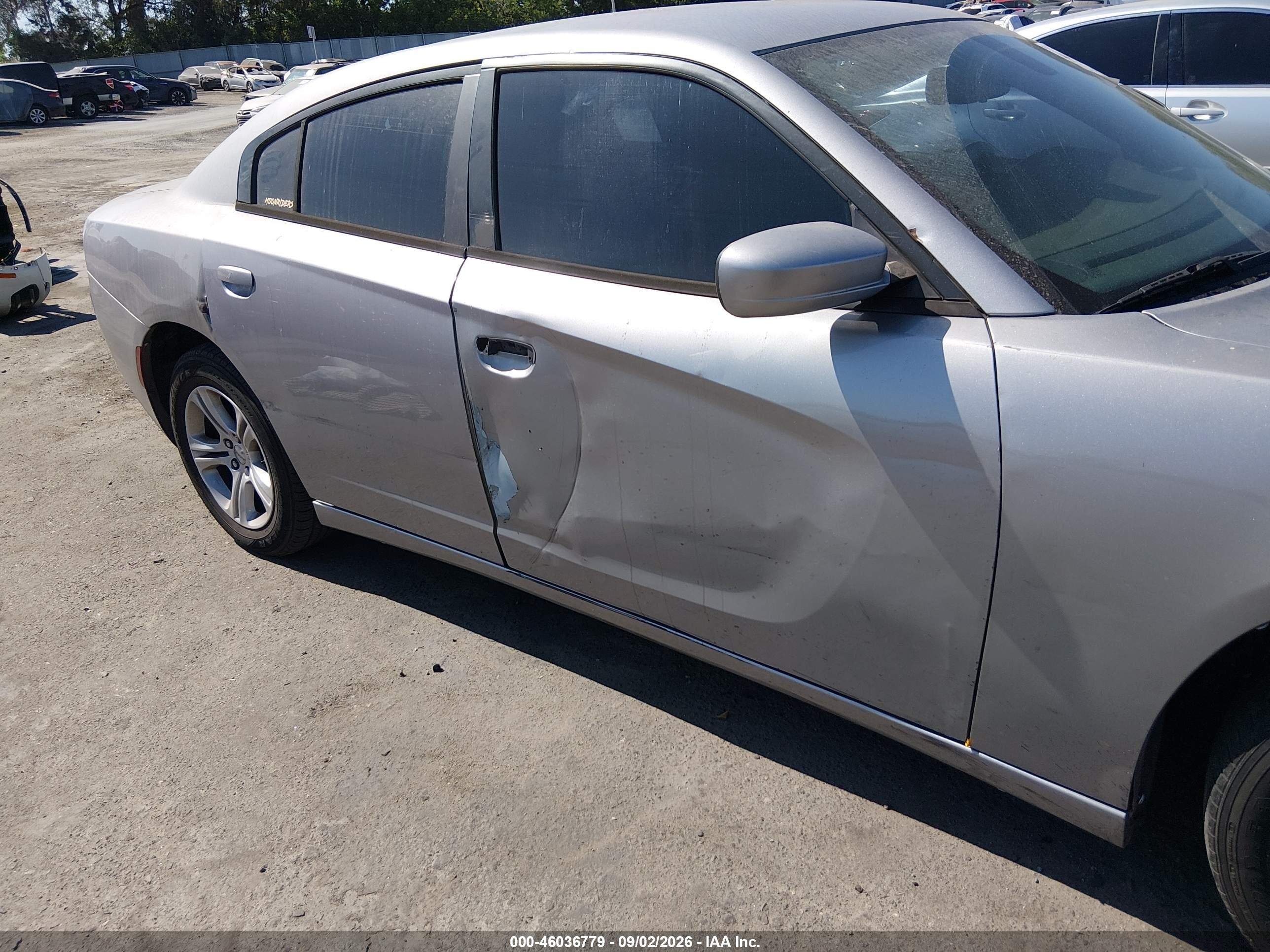 2015 Dodge Charger Se Silver vin: 2C3CDXBG0FH748275