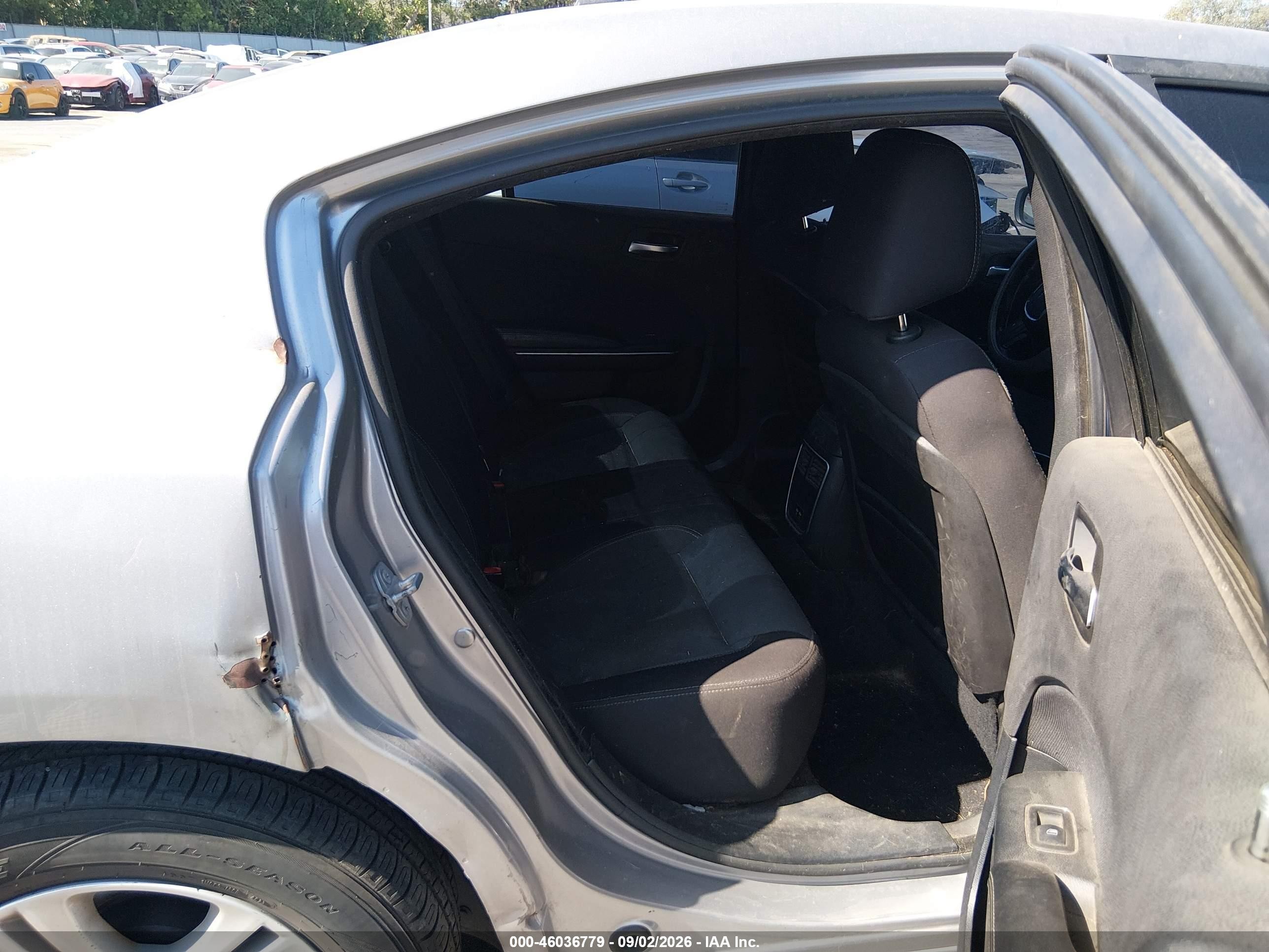 2015 Dodge Charger Se Silver vin: 2C3CDXBG0FH748275