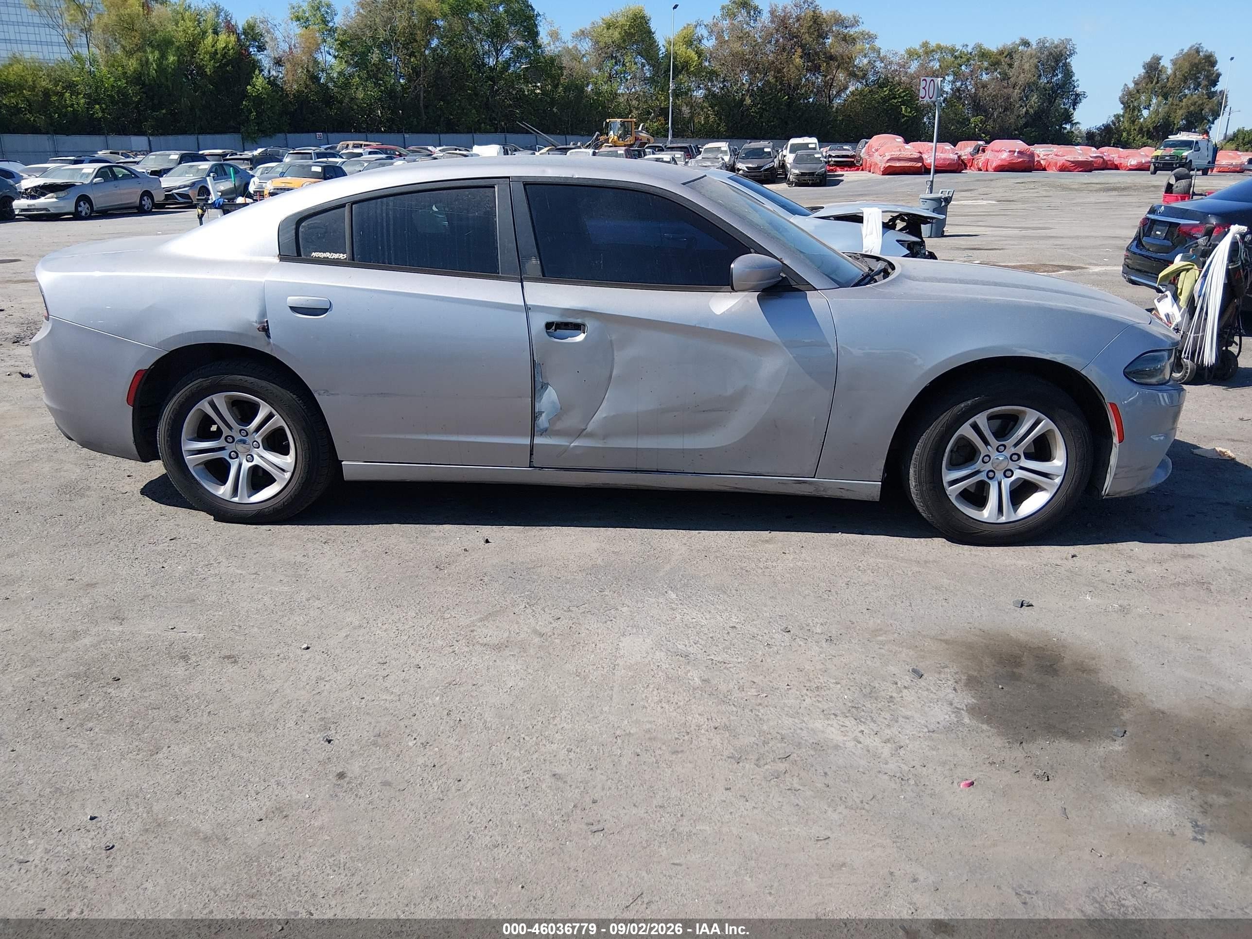 2015 Dodge Charger Se Silver vin: 2C3CDXBG0FH748275