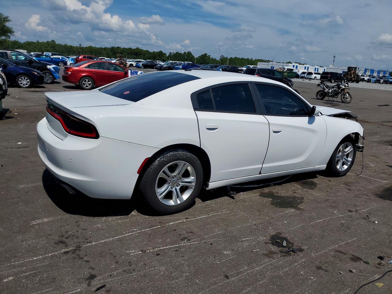 2015 Dodge Charger Se White vin: 2C3CDXBG0FH776545