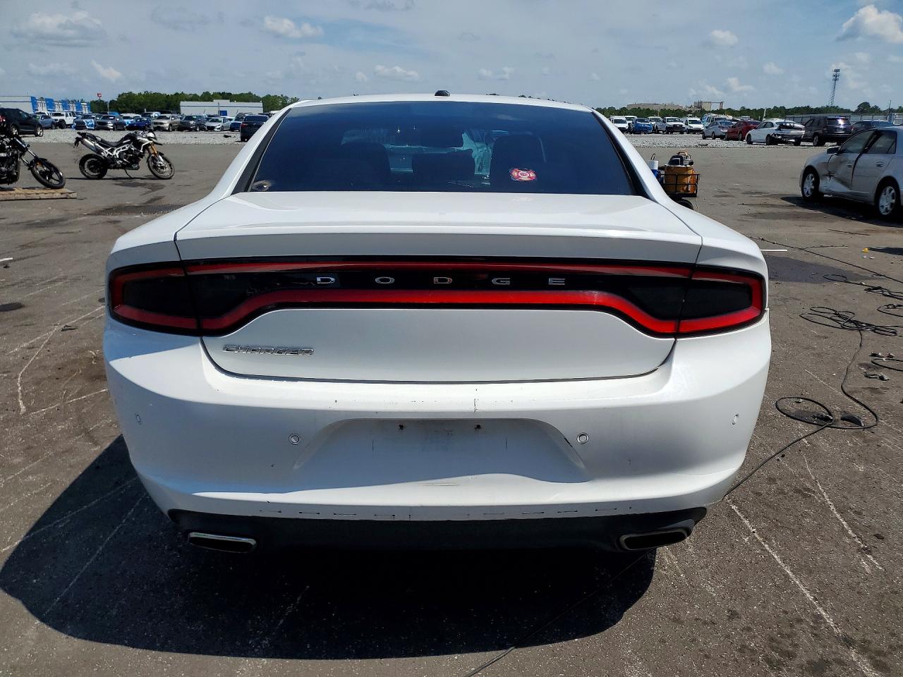 2015 Dodge Charger Se White vin: 2C3CDXBG0FH776545