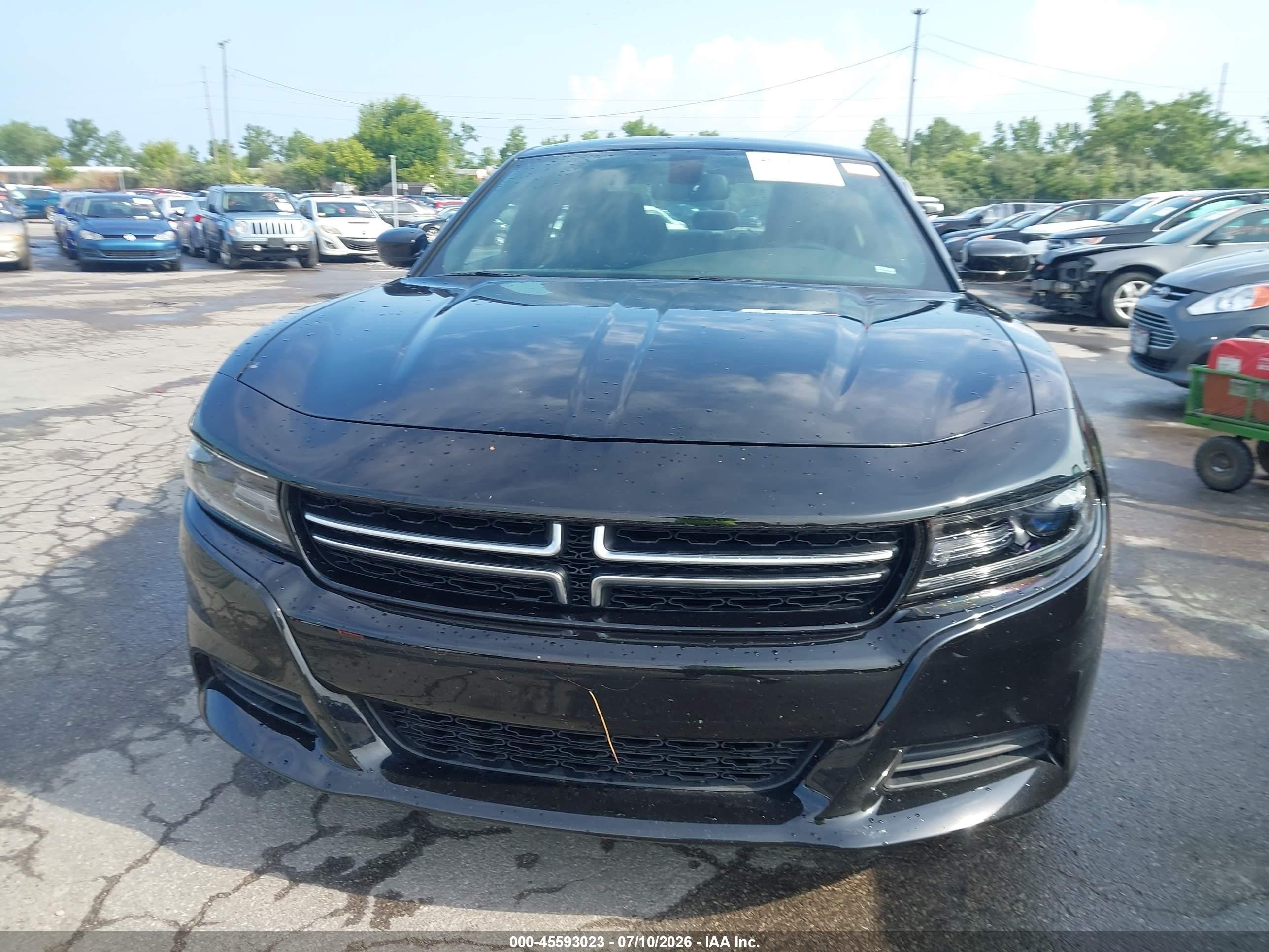 2015 Dodge Charger Se Черный vin: 2C3CDXBG0FH776612