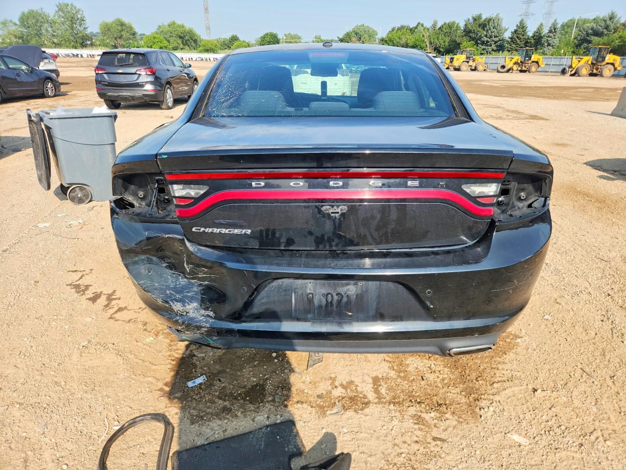 2015 Dodge Charger Se Black vin: 2C3CDXBG0FH790008