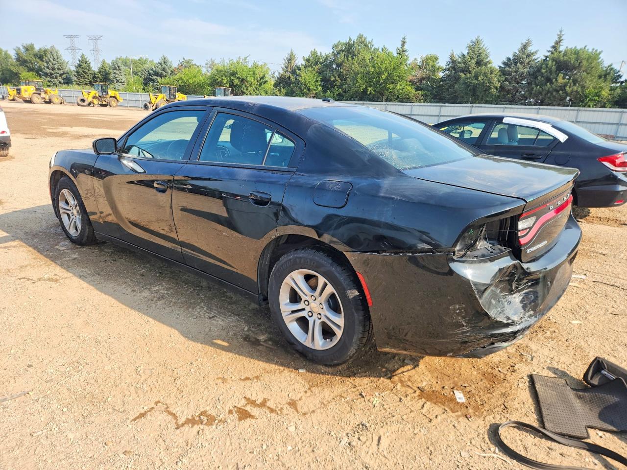2015 Dodge Charger Se Black vin: 2C3CDXBG0FH790008