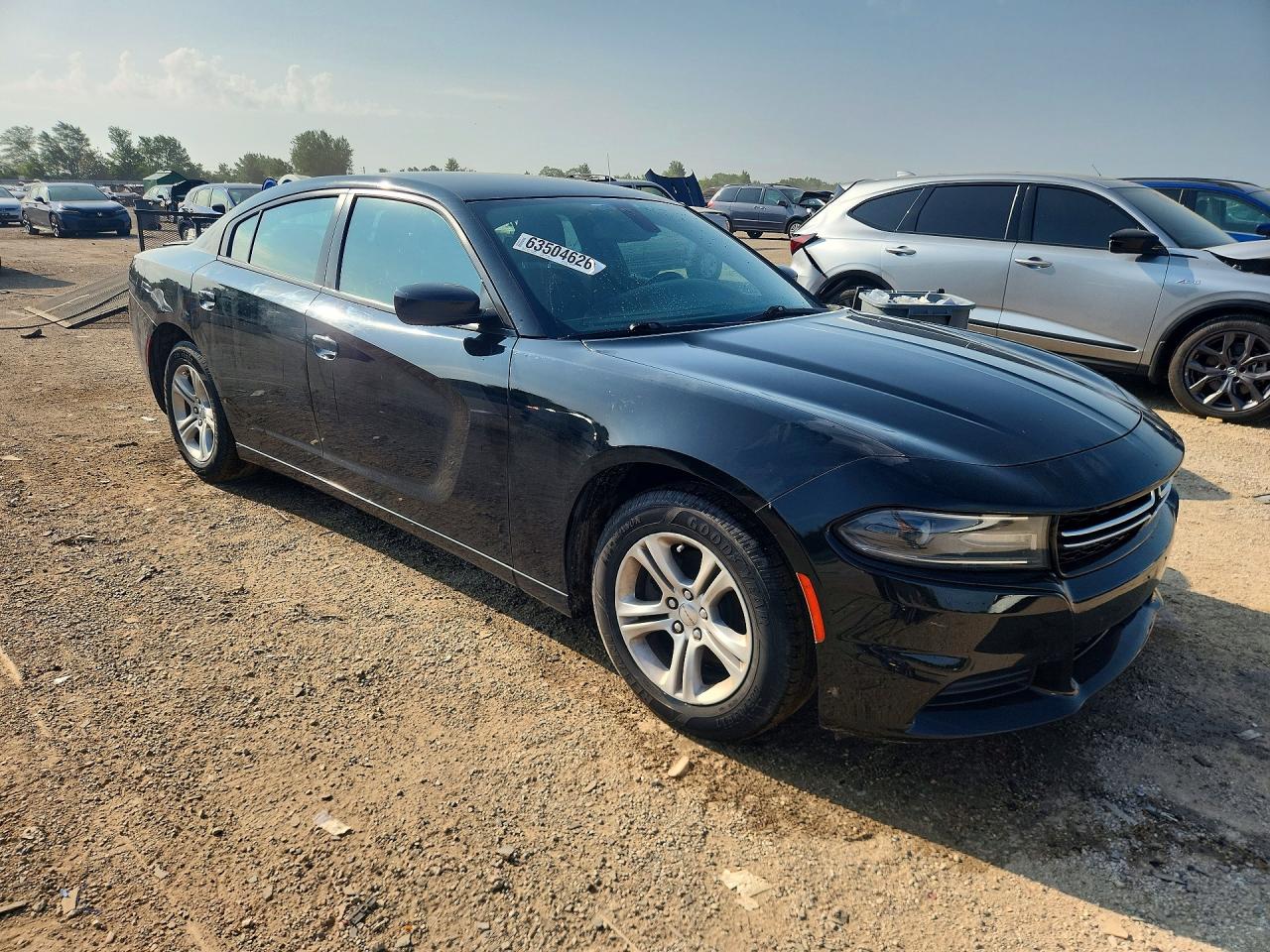 2015 Dodge Charger Se Black vin: 2C3CDXBG0FH790008