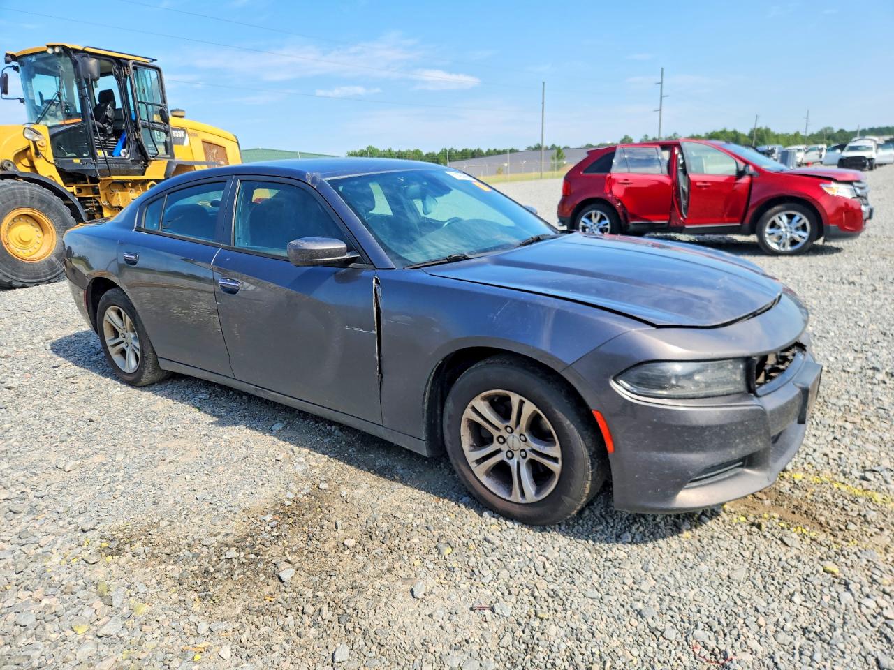 2015 Dodge Charger Se Gray vin: 2C3CDXBG0FH795273