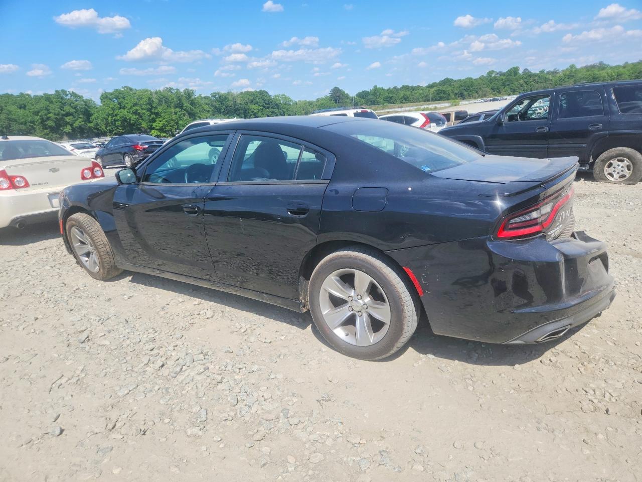 2015 Dodge Charger Se Черный vin: 2C3CDXBG0FH844763