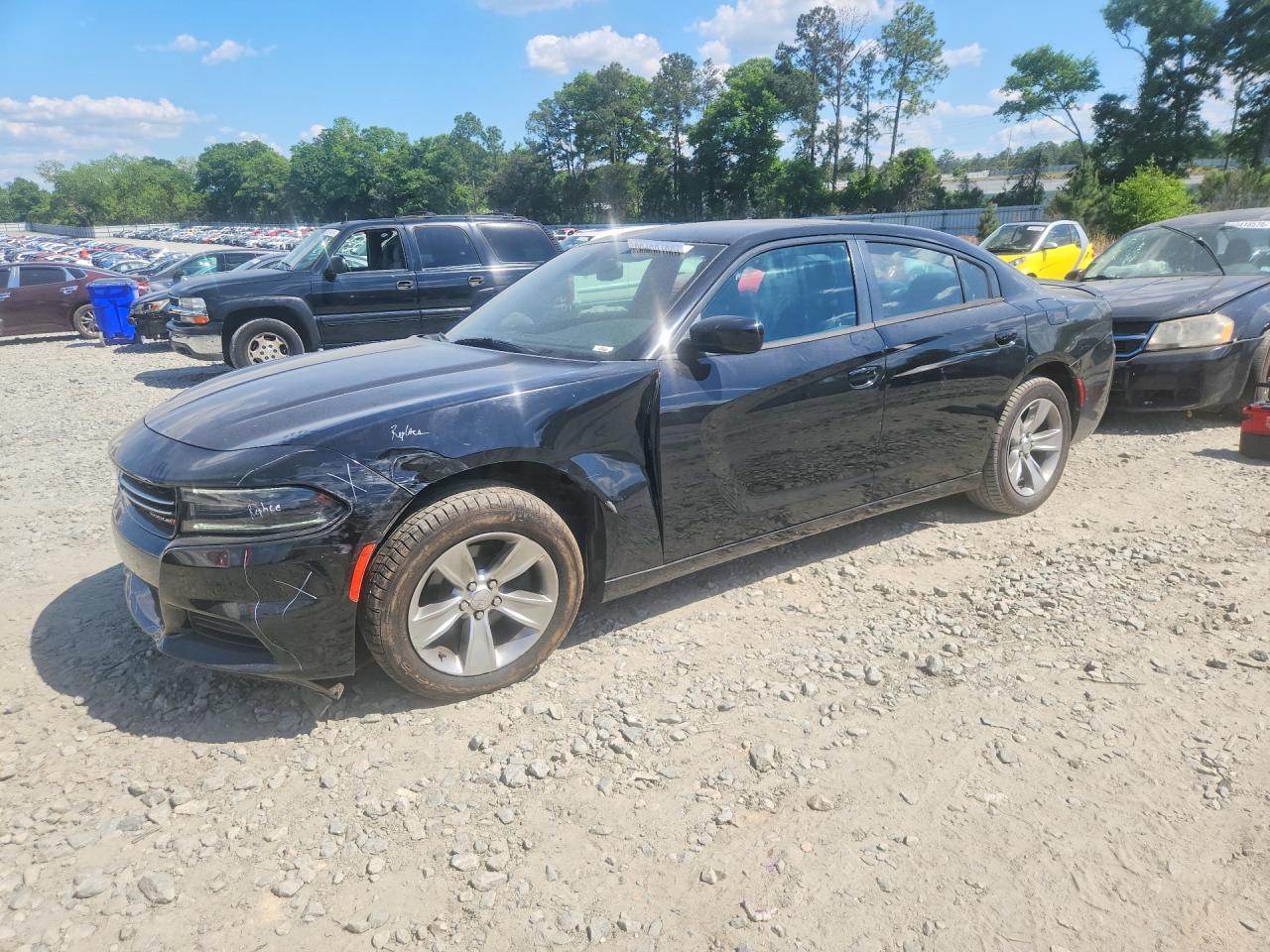 2015 Dodge Charger Se Черный vin: 2C3CDXBG0FH844763