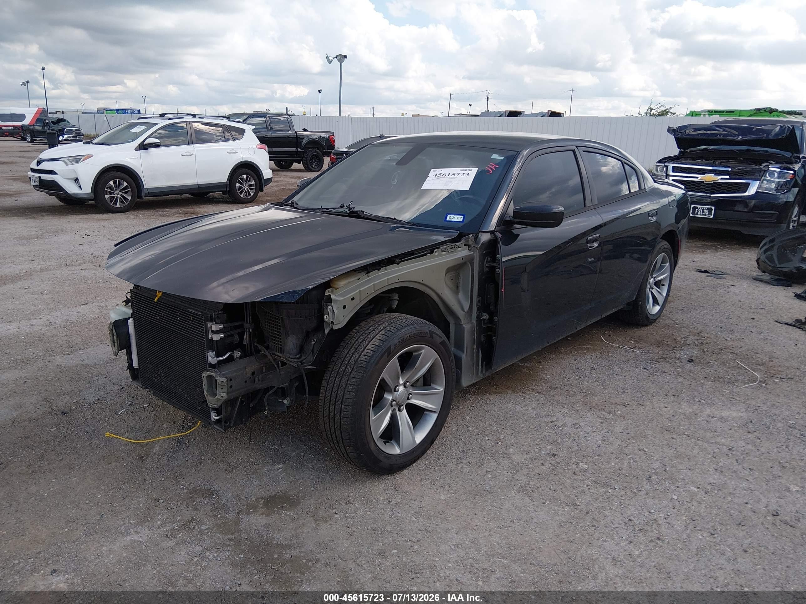 2015 Dodge Charger Se Black vin: 2C3CDXBG0FH866679