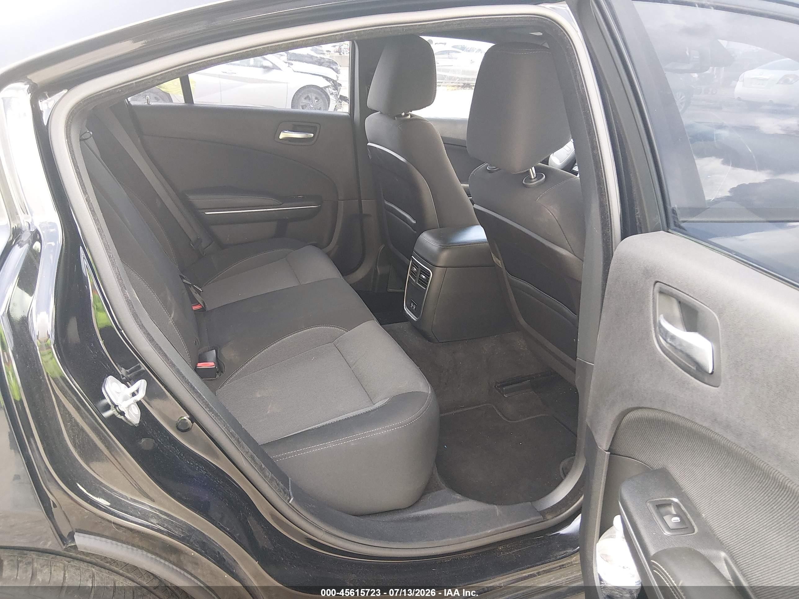 2015 Dodge Charger Se Black vin: 2C3CDXBG0FH866679
